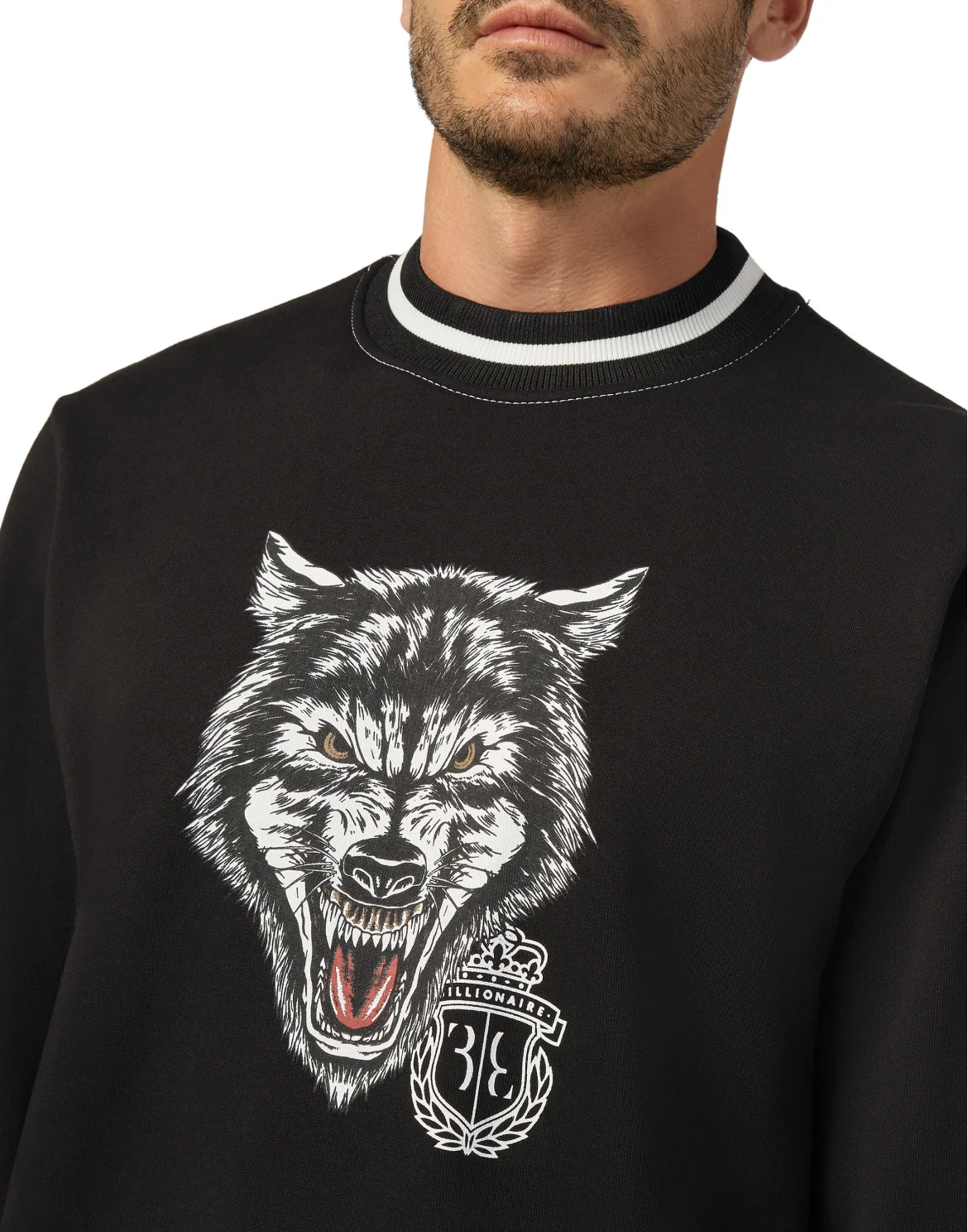 Sweatshirt LS Wolf, цвет: Черный