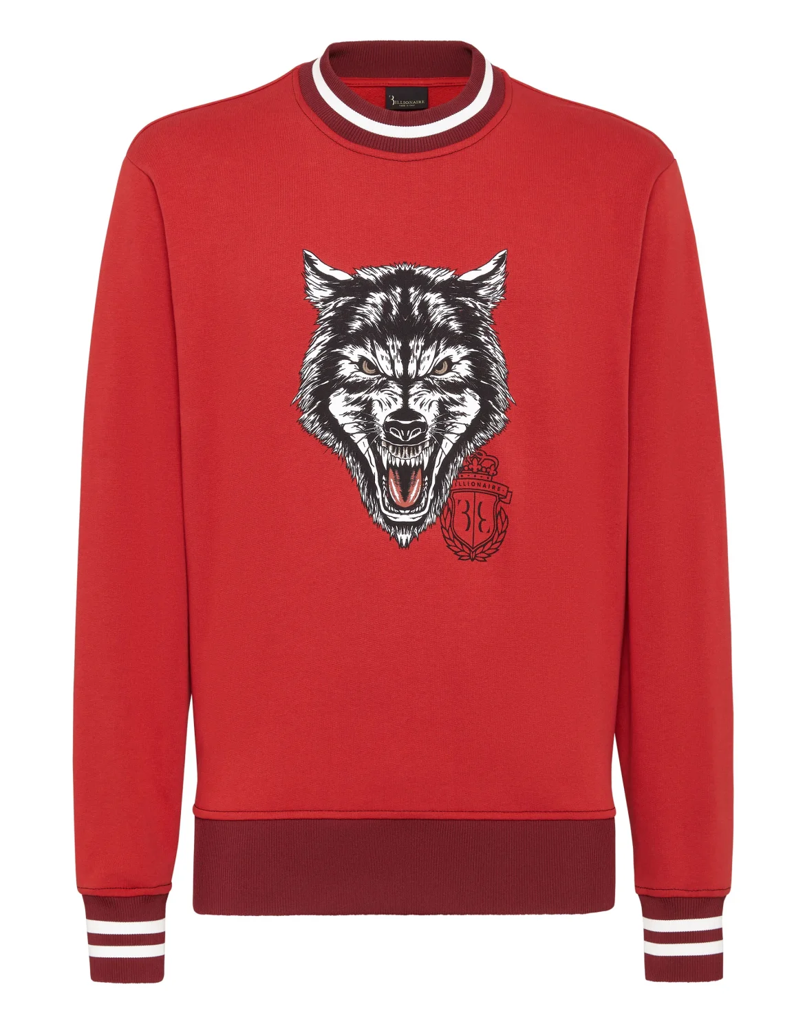 Sweatshirt LS Wolf, цвет: Красный