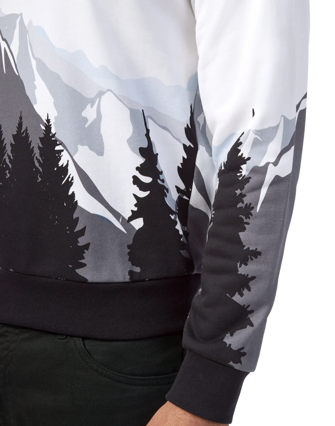Sweatshirt LS Landscape, цвет: Белый