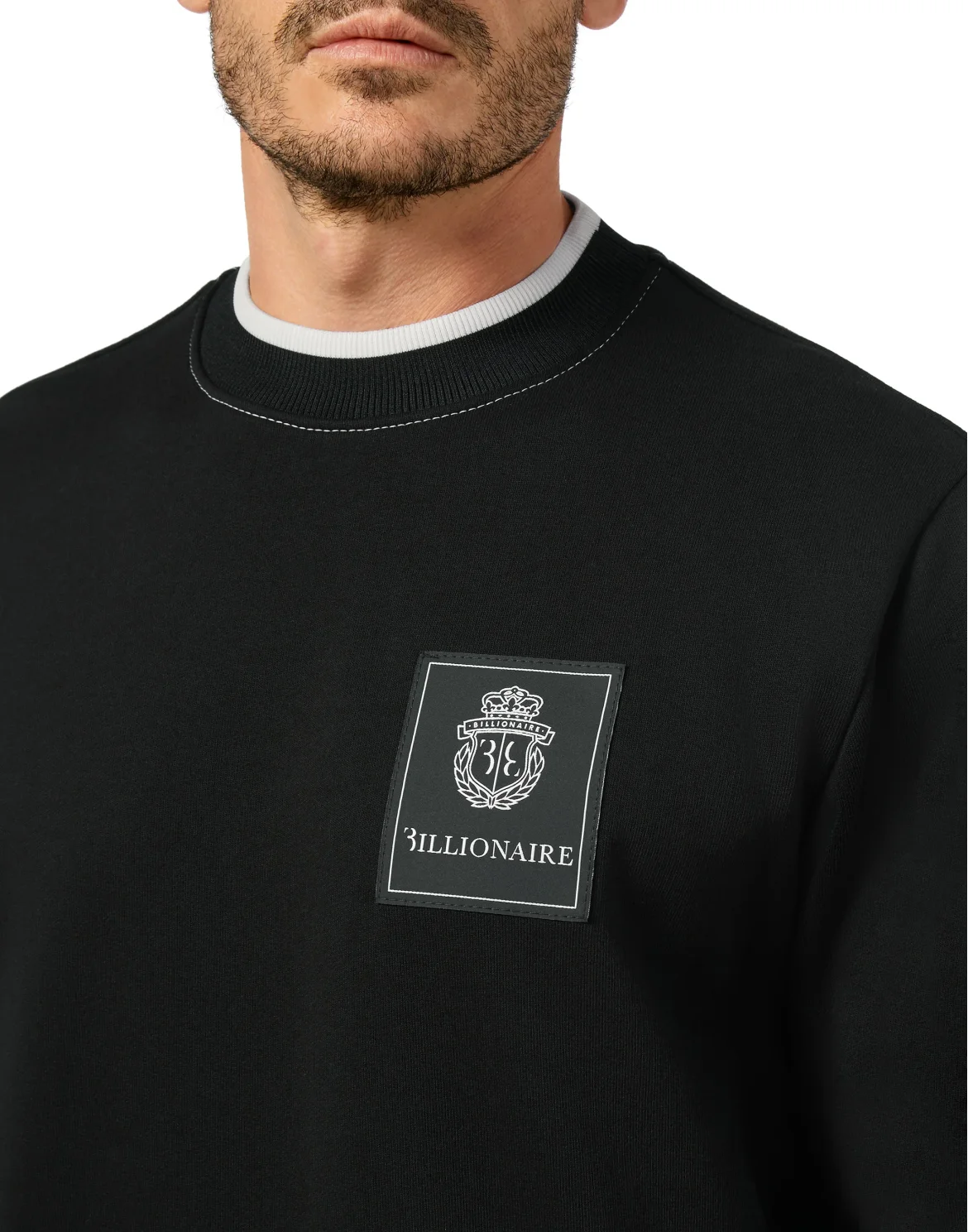 Sweatshirt LS Crest, цвет: Черный
