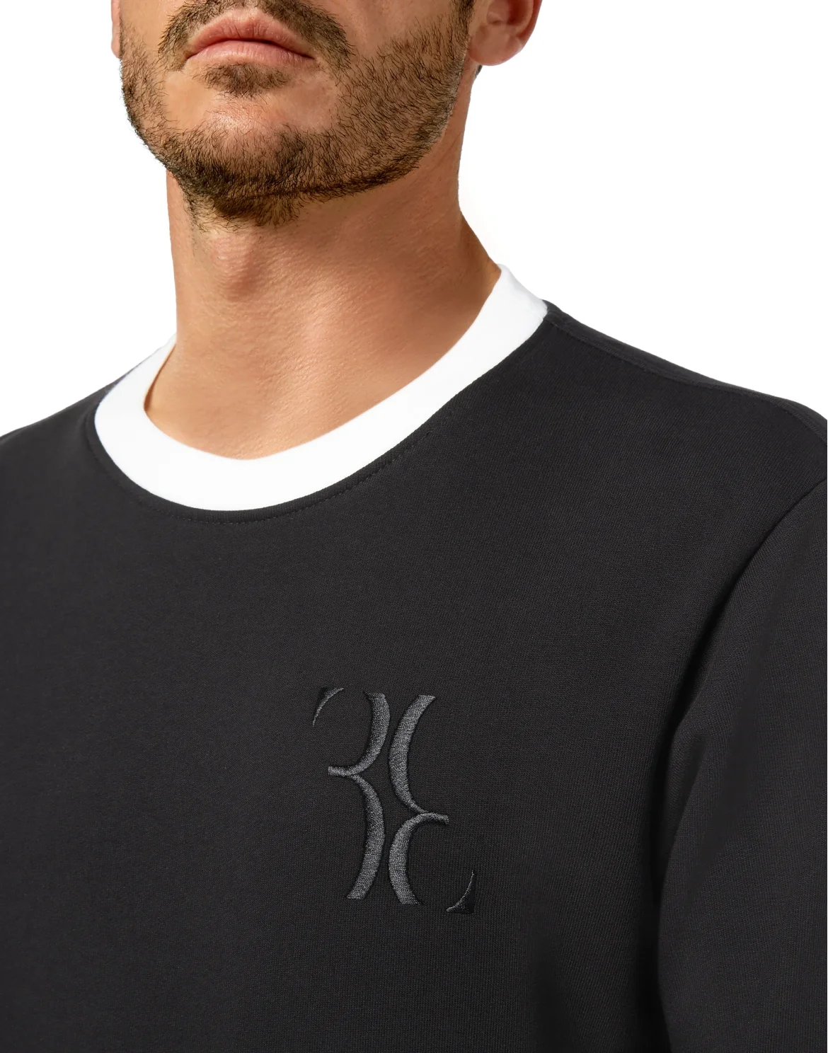 Sweatshirt LS Double B, цвет: Черный