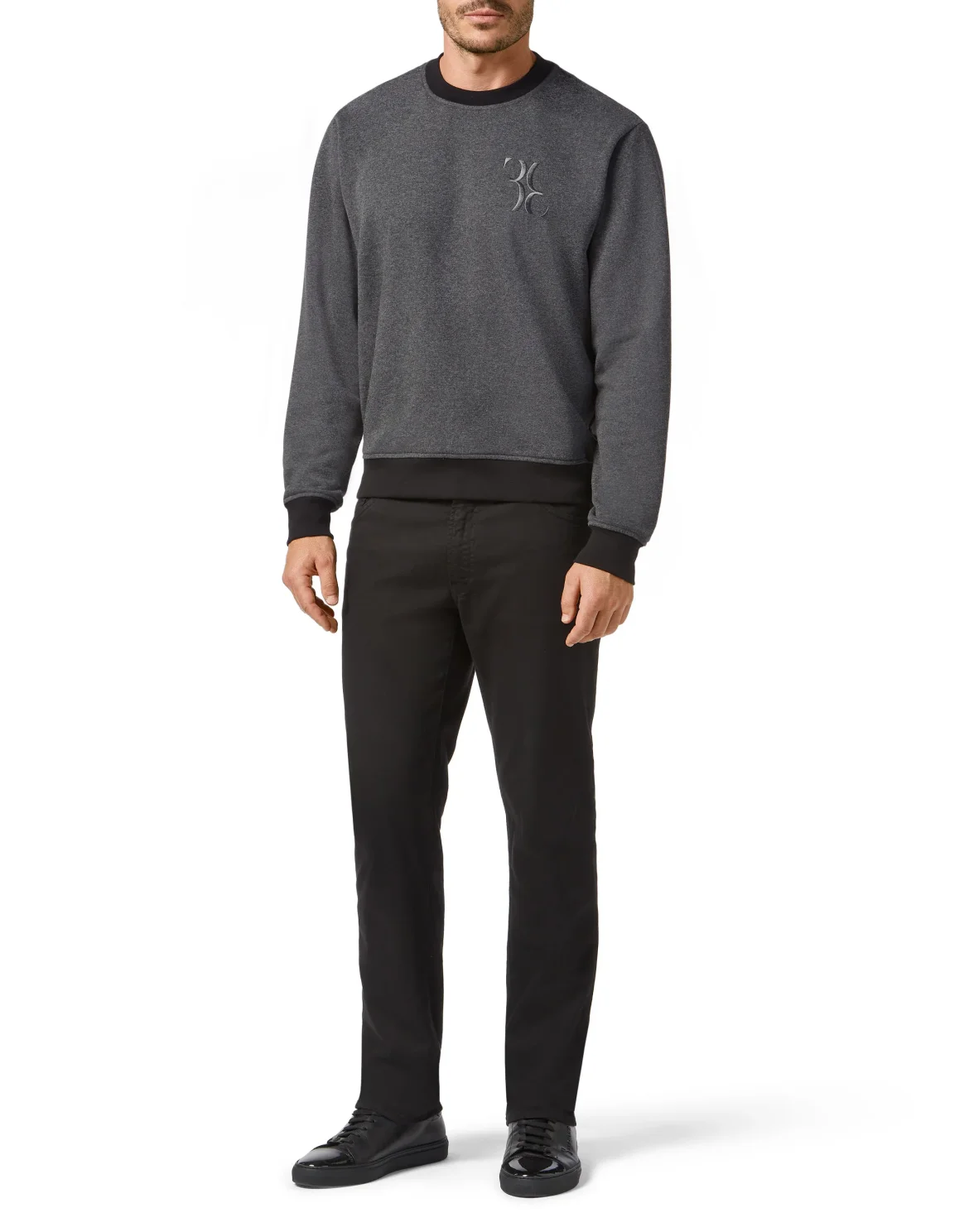 Sweatshirt LS Double B, цвет: Серый