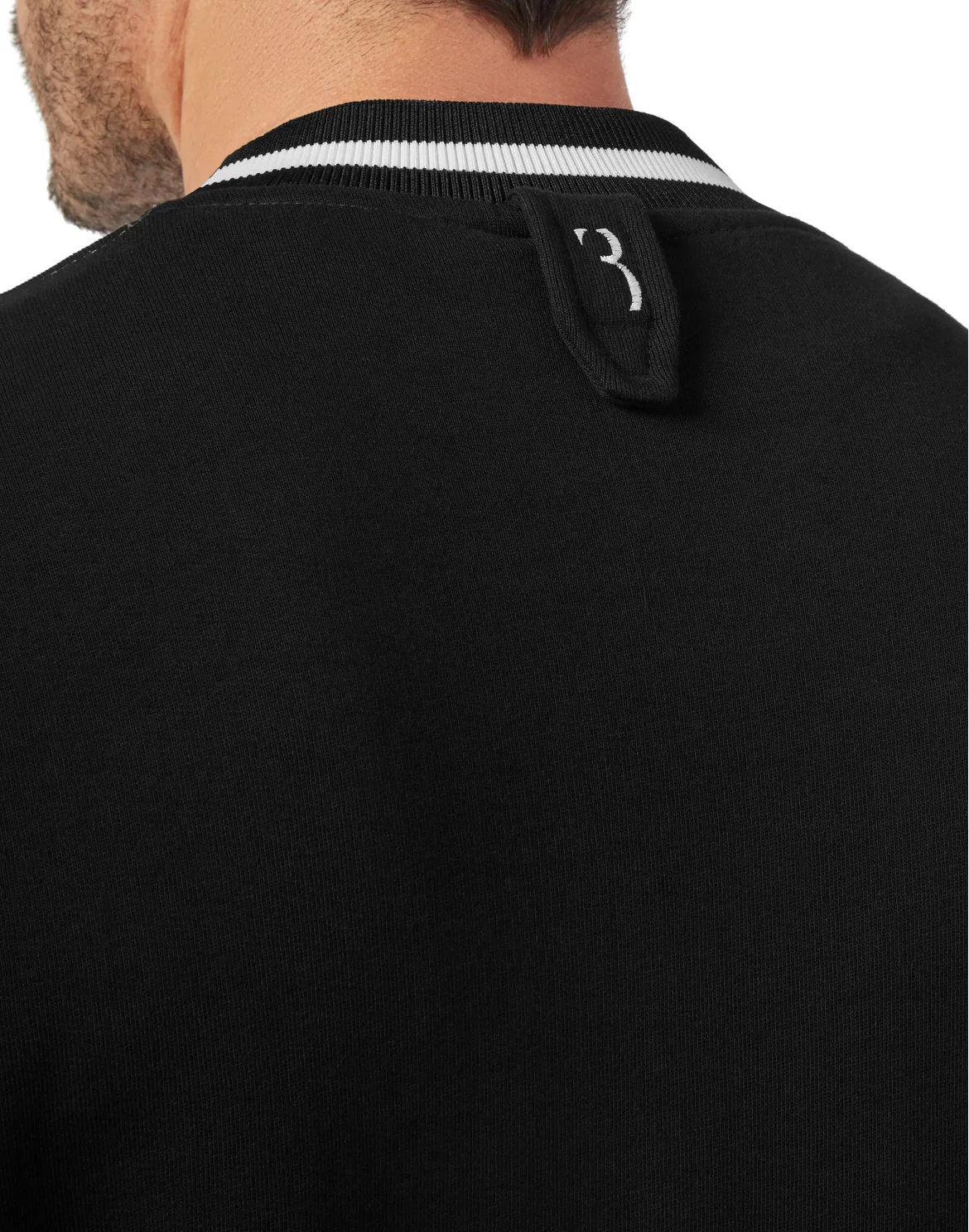 Sweatshirt LS Double B, цвет: Черный