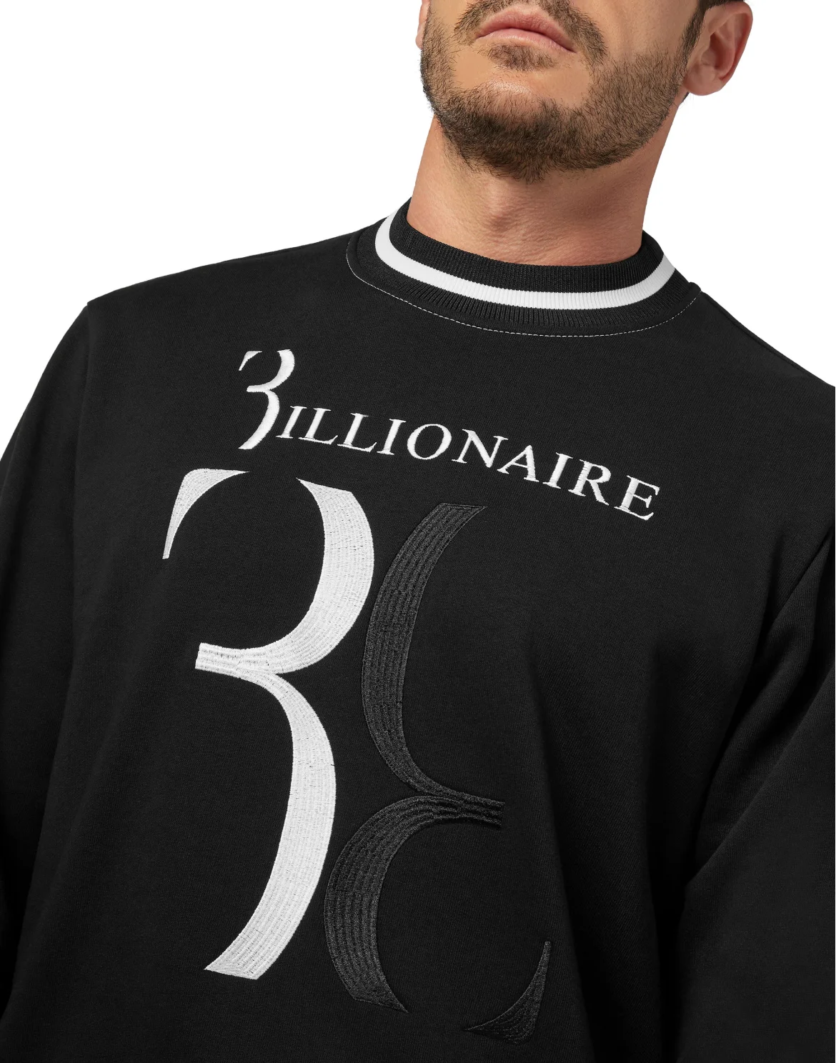 Sweatshirt LS Double B, цвет: Черный