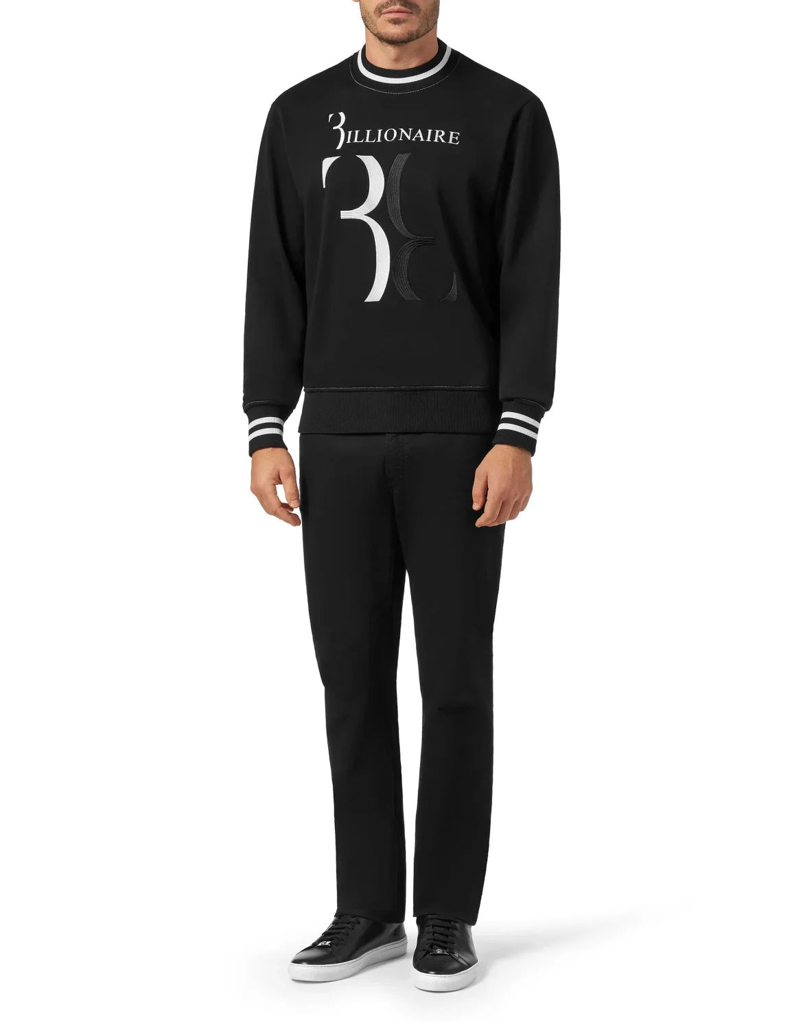 Sweatshirt LS Double B, цвет: Черный
