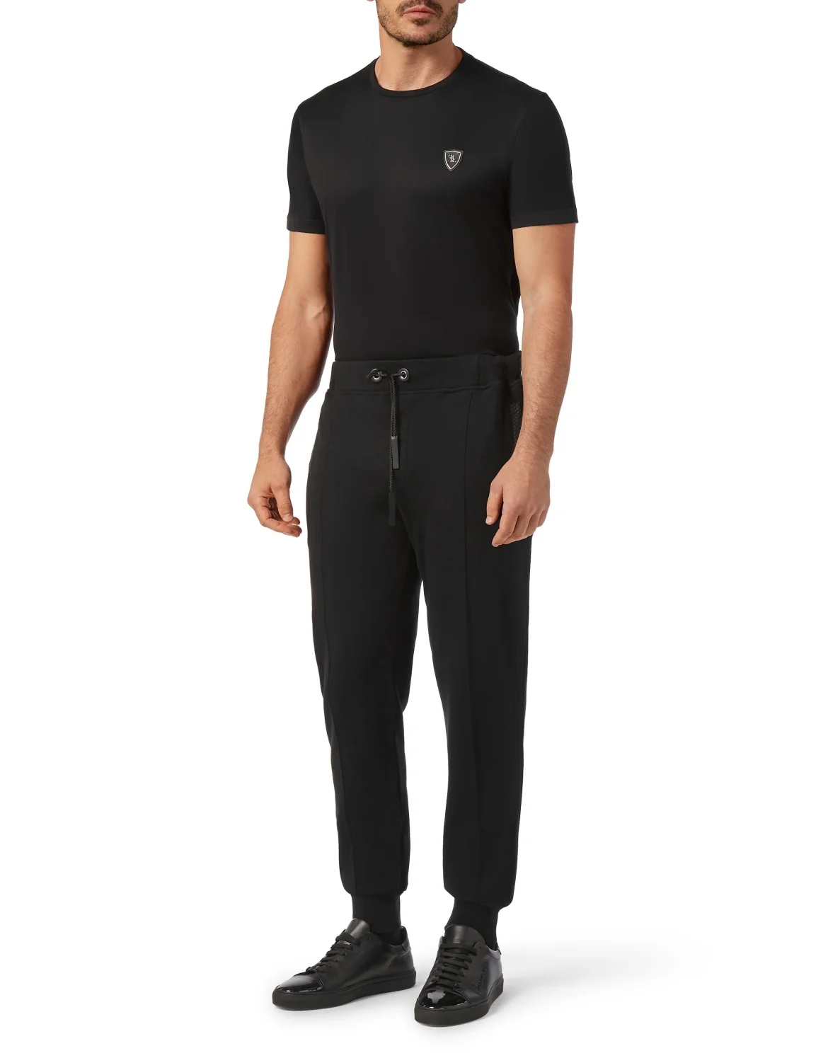 Wool and Cashmere Trousers Elaphe insert, цвет: Черный