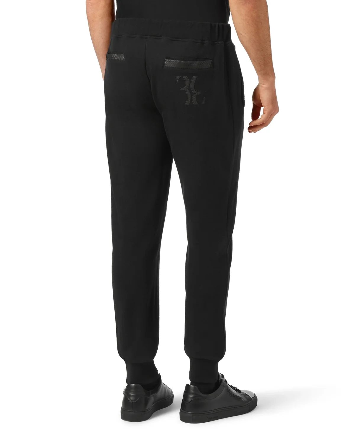 Wool and Cashmere Trousers Elaphe insert, цвет: Черный
