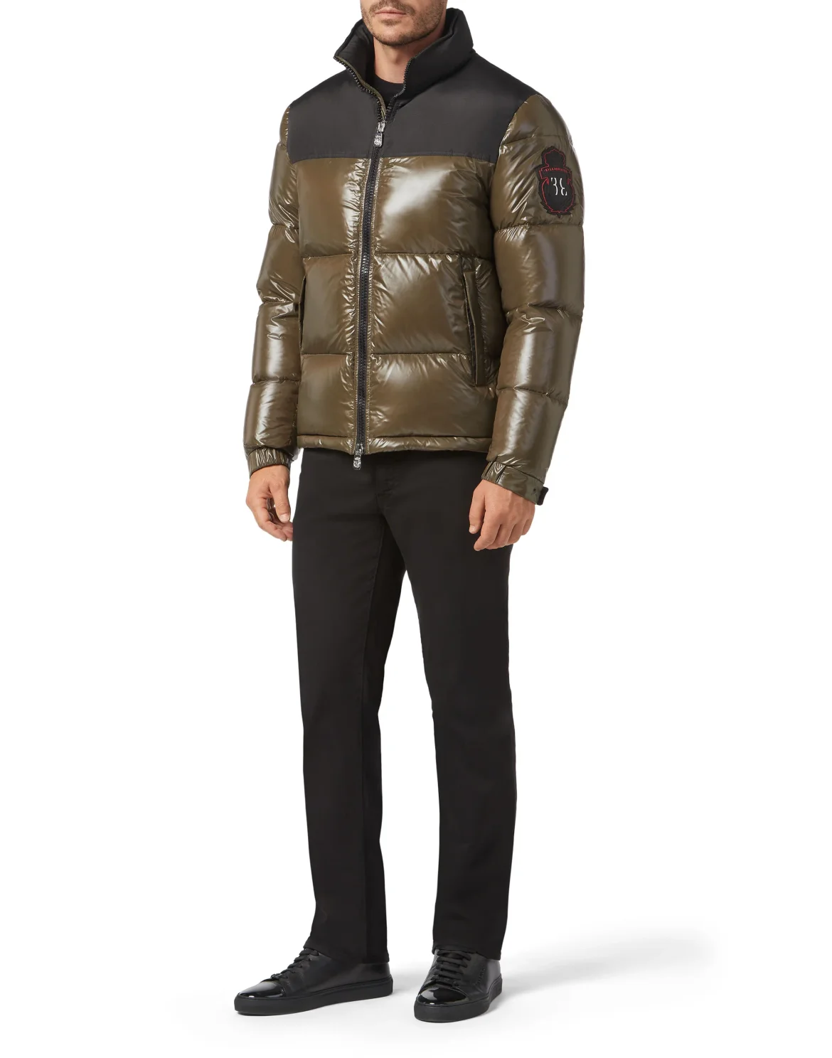 Jacket Bicolor Crest, цвет: Зеленый