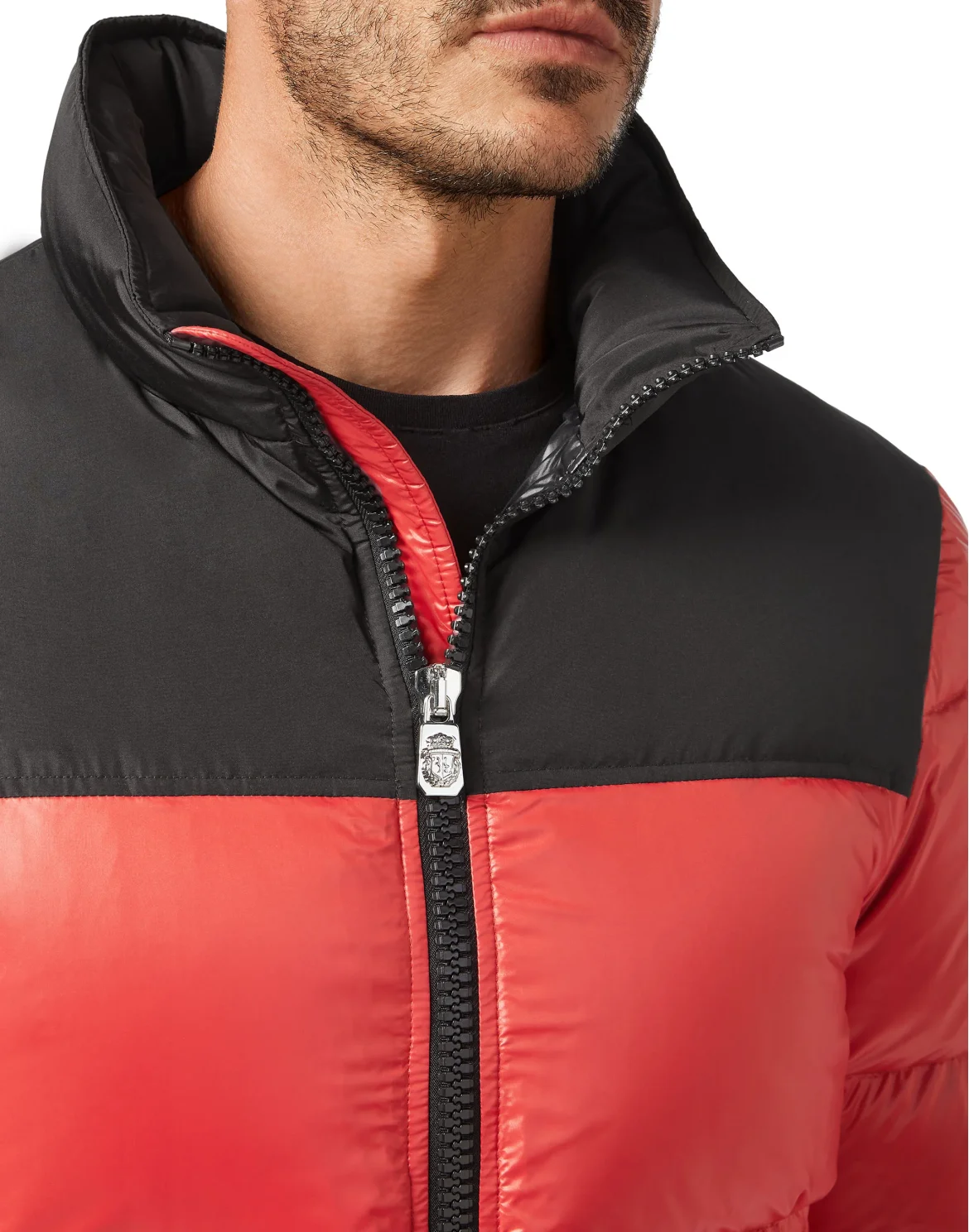 Jacket Bicolor Crest, цвет: Красный