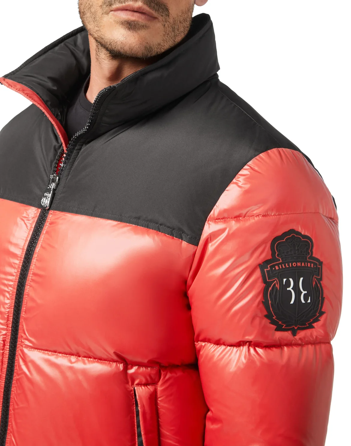 Jacket Bicolor Crest, цвет: Красный