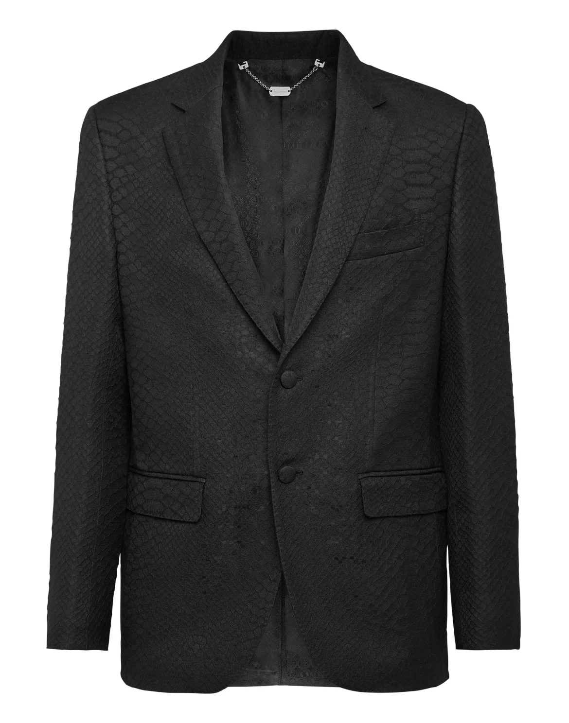 Blazer Tailored Fit Jacquard Animalier print, цвет: Черный