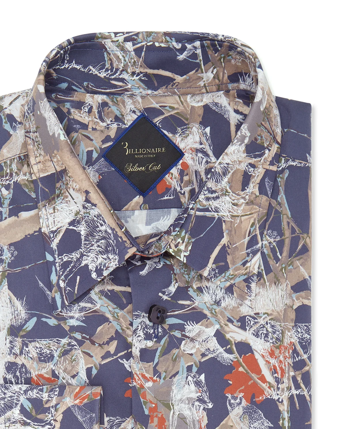 Shirt Silver Cut LS Wolf, цвет: Синий