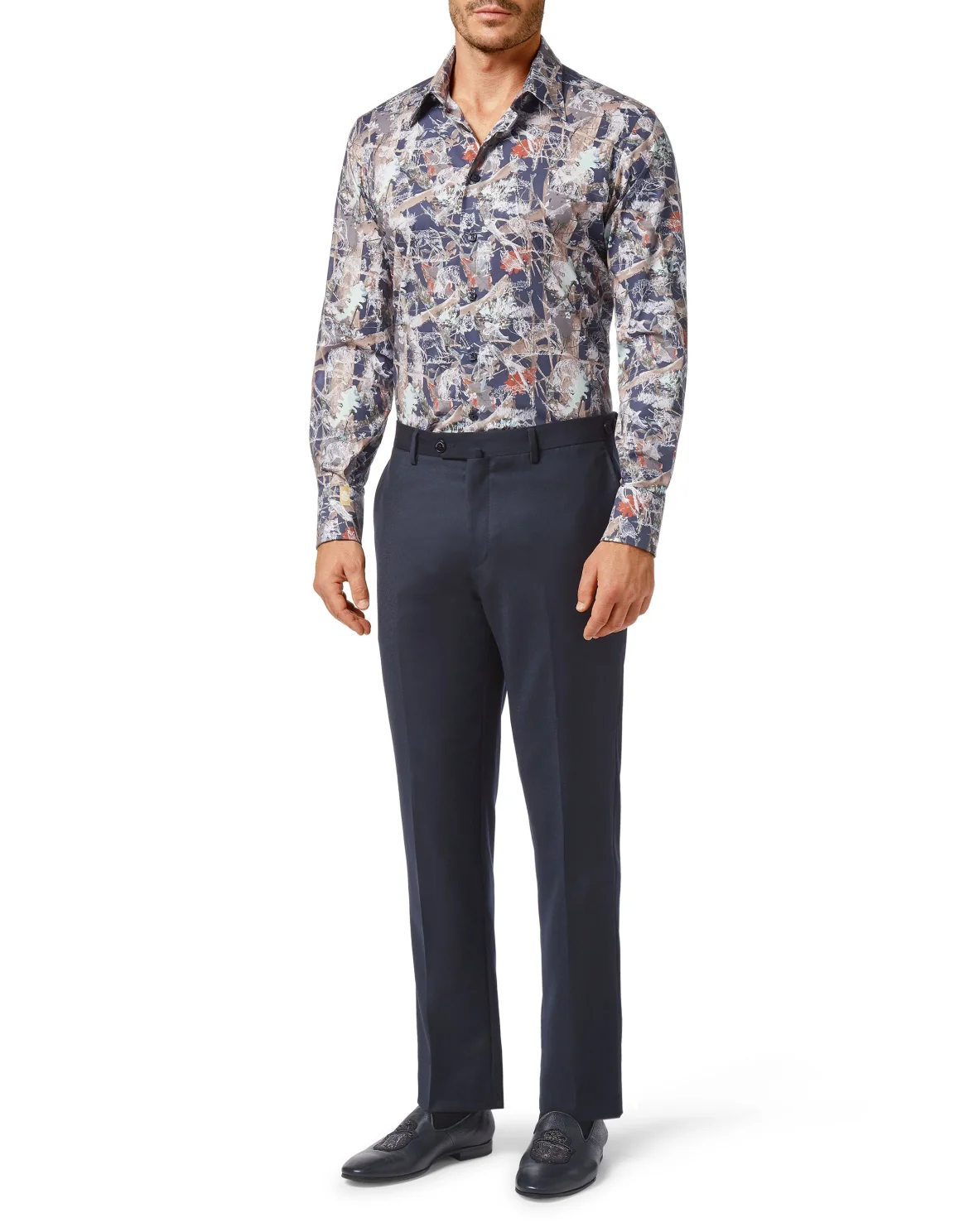 Shirt Silver Cut LS Wolf, цвет: Синий