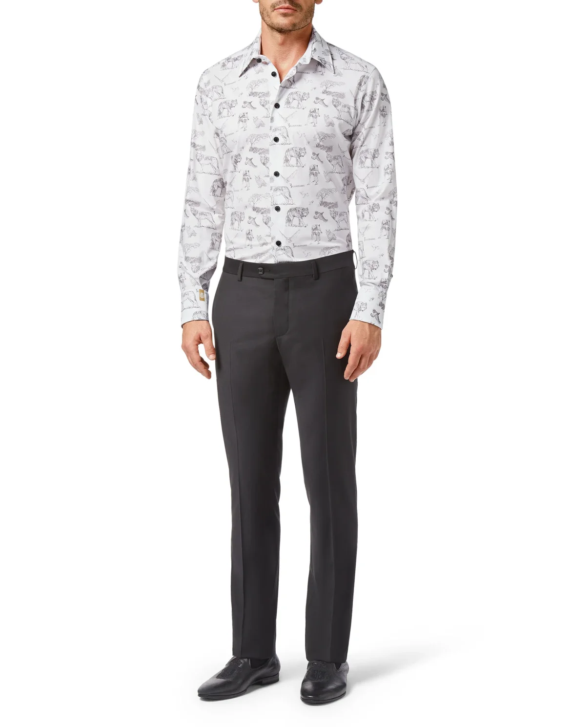 Shirt Gold Cut LS Wolf, цвет: Белый
