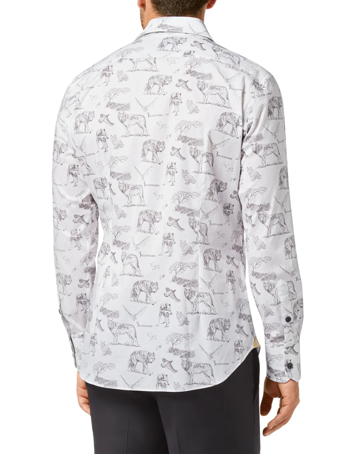 Shirt Gold Cut LS Wolf, цвет: Белый