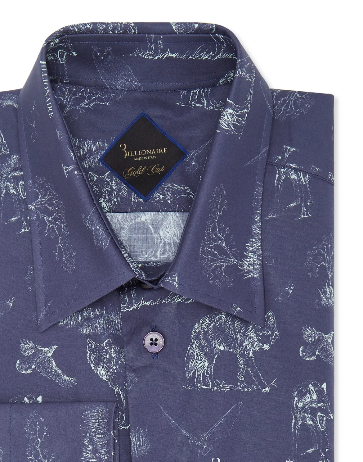 Shirt Gold Cut LS Wolf, цвет: Синий