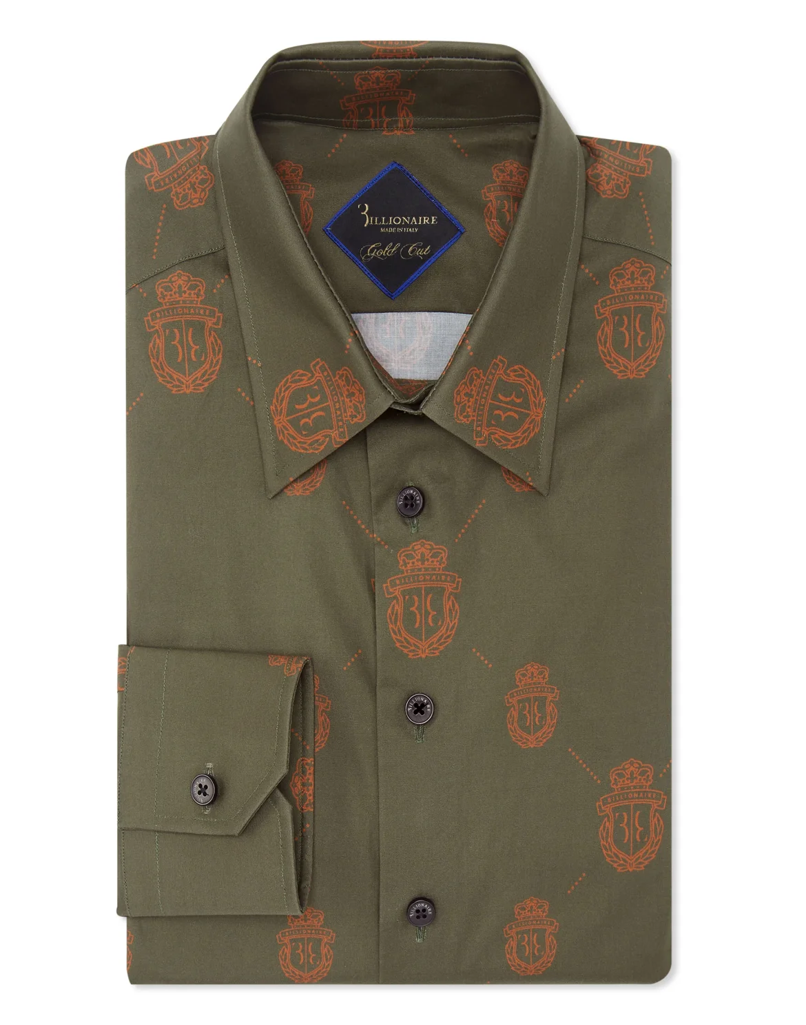 Shirt Gold Cut LS Crest, цвет: Зеленый
