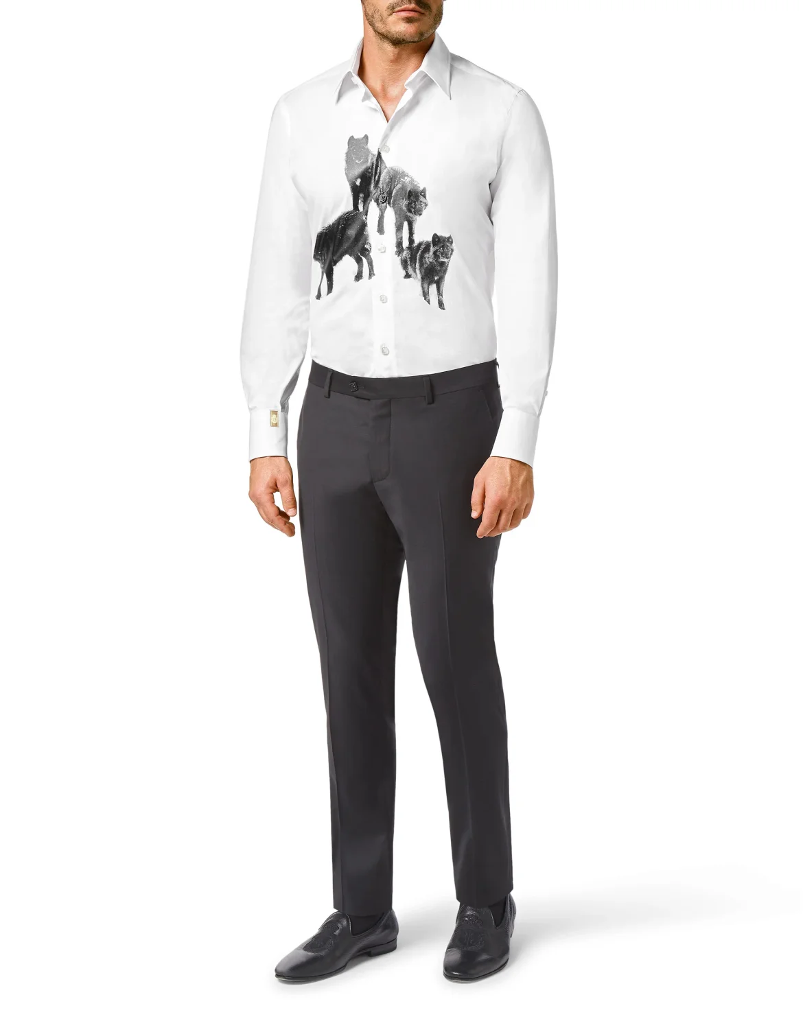 Shirt Silver Cut LS Wolf, цвет: Белый