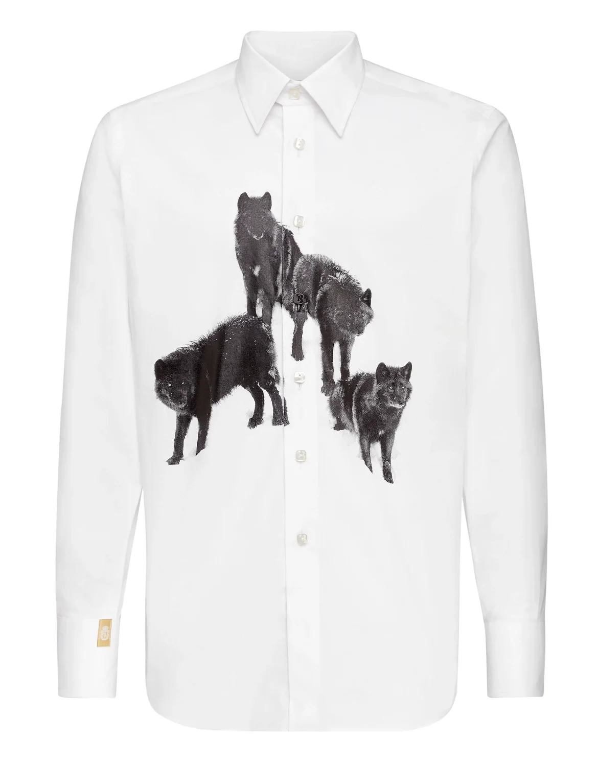 Shirt Silver Cut LS Wolf, цвет: Белый