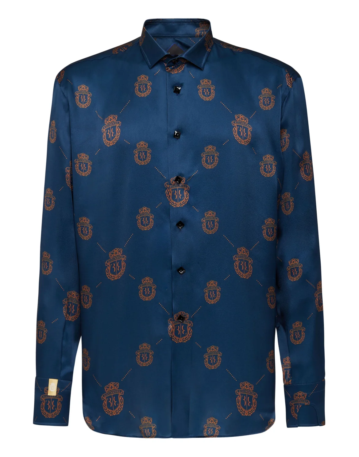 Silk Shirt Gold Cut LS Crest, цвет: Синий