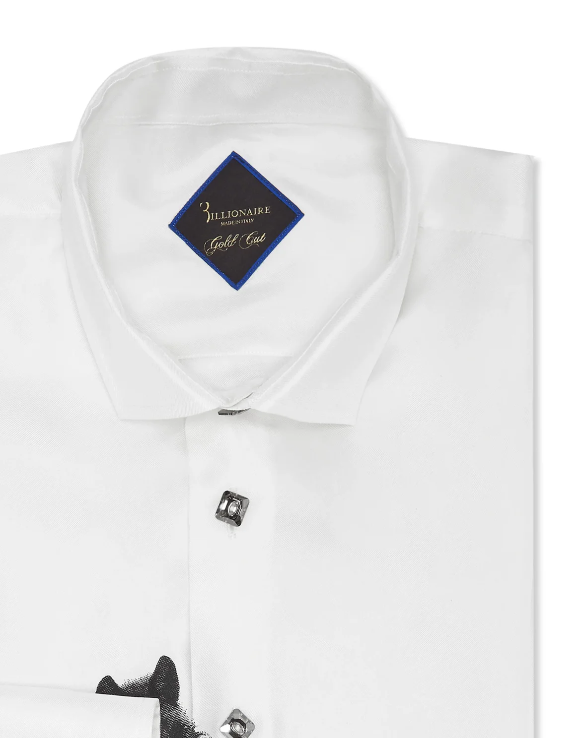 Silk Shirt Gold Cut LS Wolf, цвет: Белый
