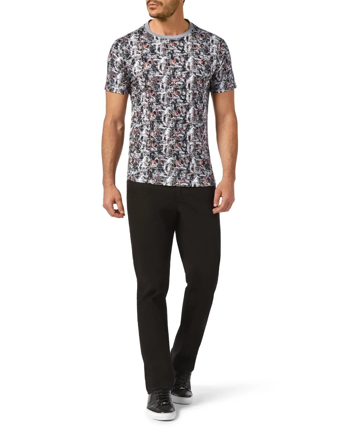 T-shirt Round Neck SS Wolf, цвет: Синий
