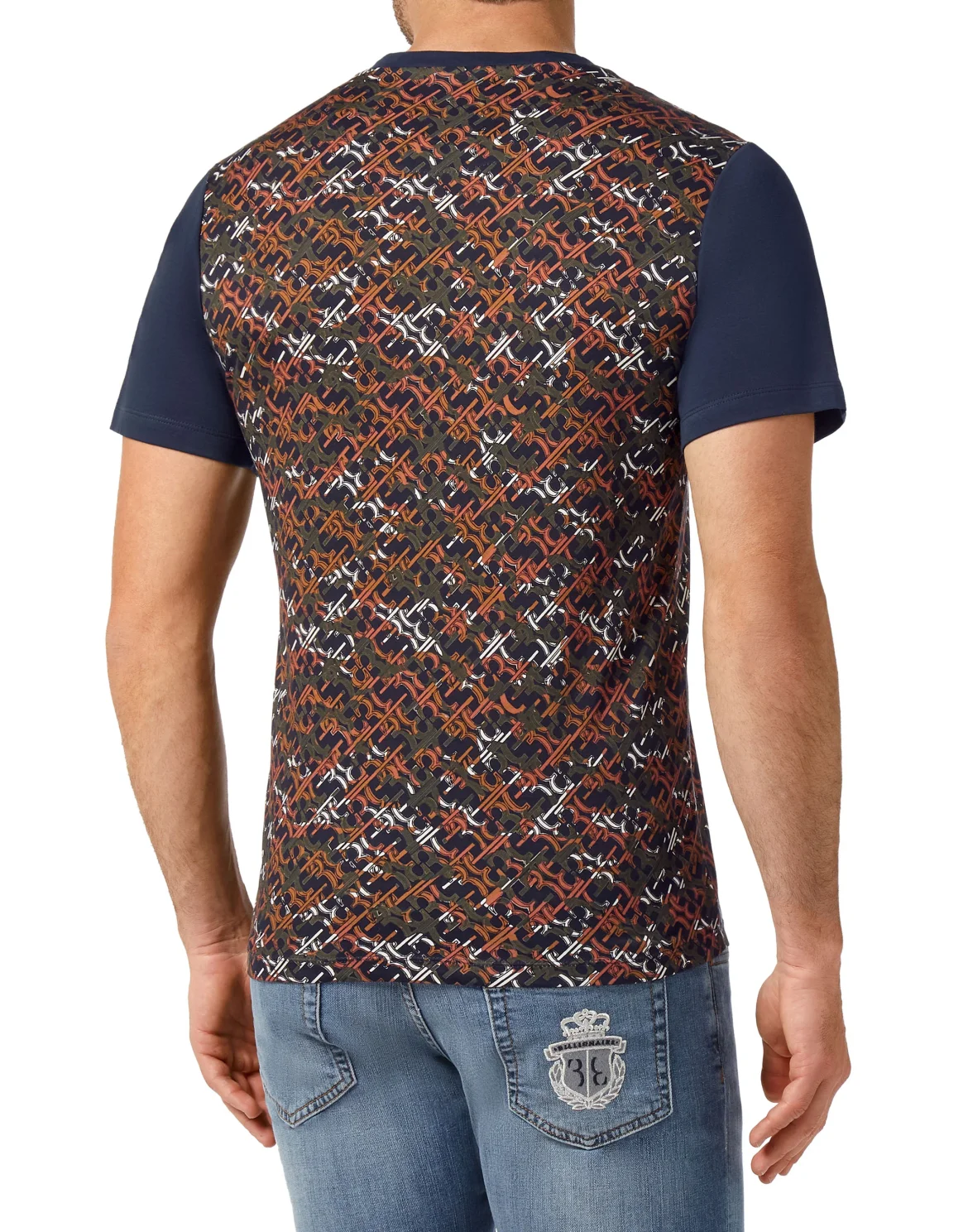 T-shirt Round Neck SS All over BB, цвет: Синий