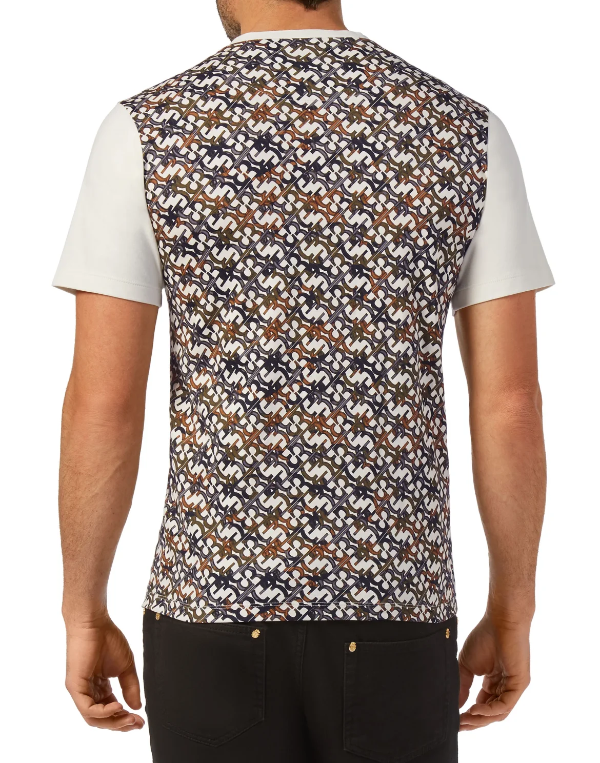 T-shirt Round Neck SS All over BB, цвет: Бежевый