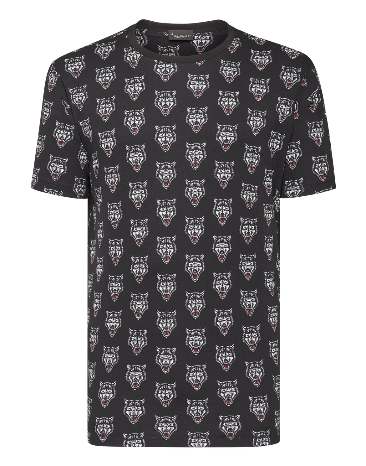 T-shirt Round Neck SS Wolf, цвет: Черный