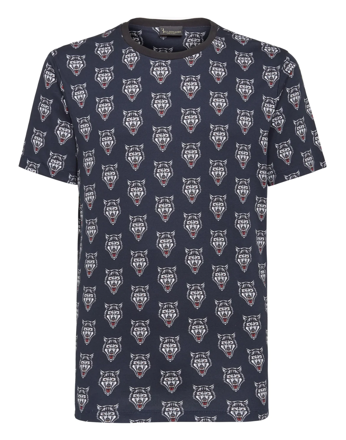T-shirt Round Neck SS Wolf, цвет: Синий