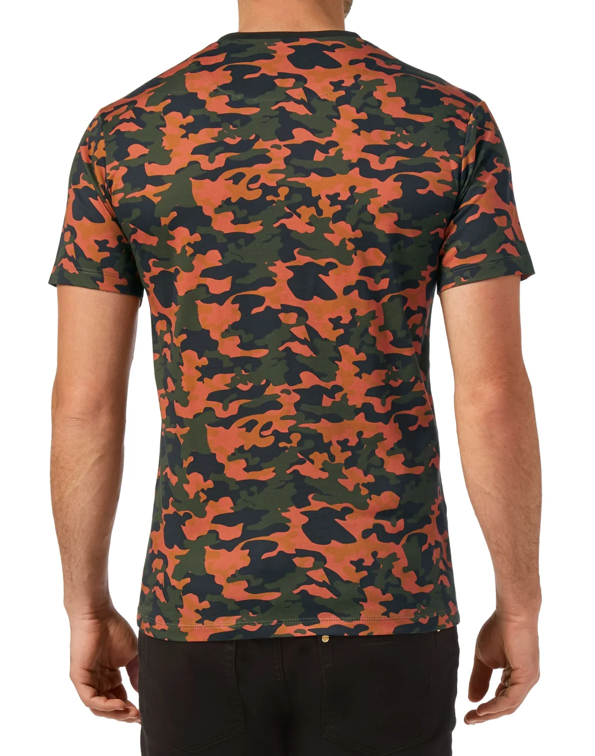 T-shirt Round Neck SS Camouflage, цвет: Камуфляж