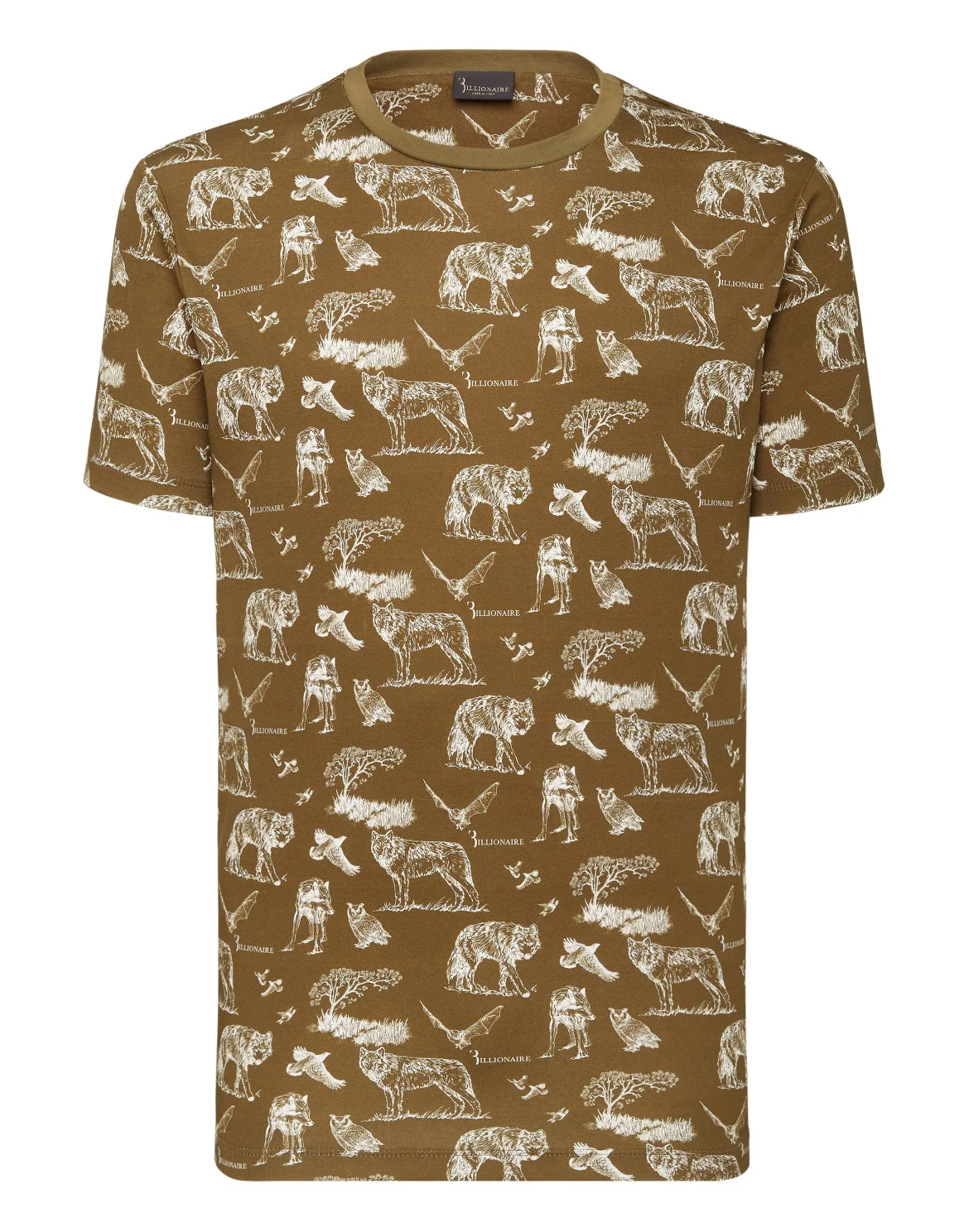 T-shirt Round Neck SS Wolf, цвет: Камуфляж