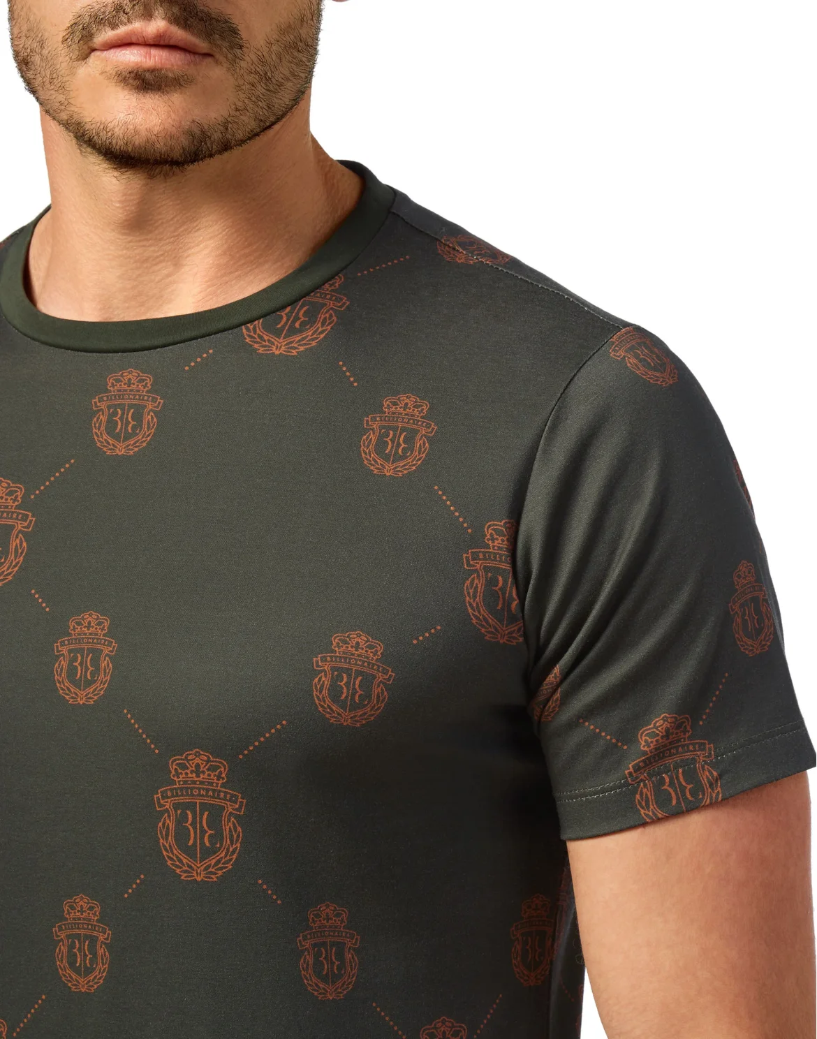 T-shirt Round Neck SS Crest, цвет: Камуфляж