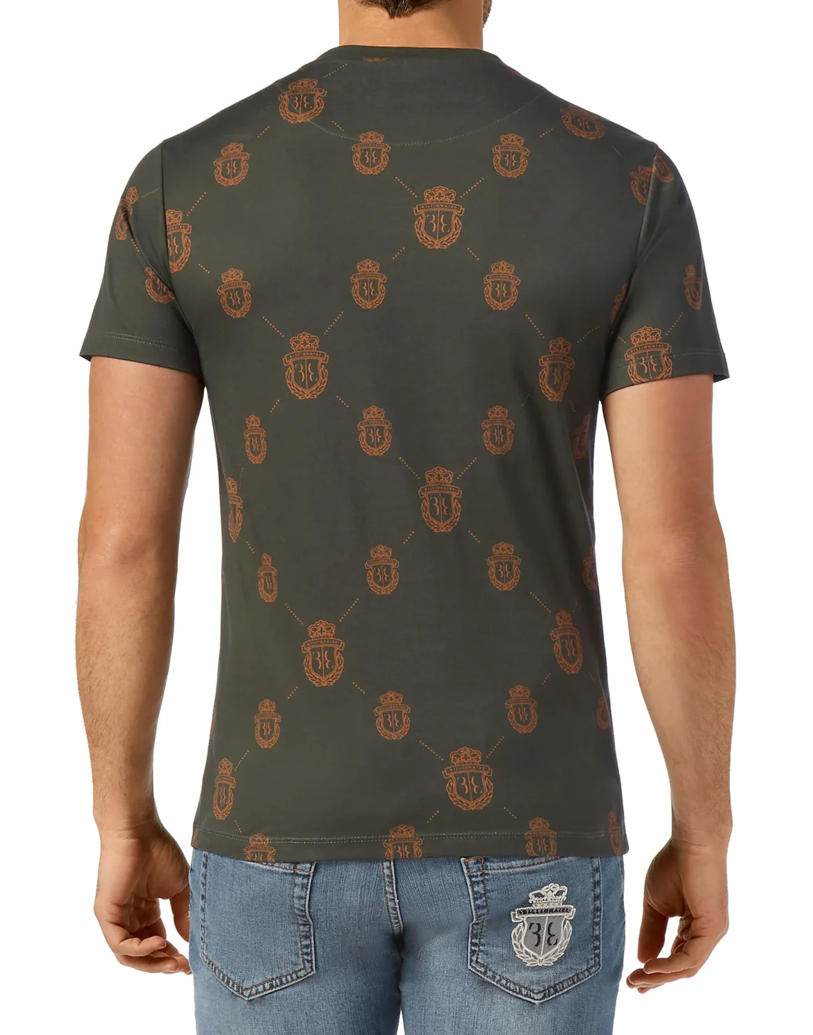 T-shirt Round Neck SS Crest, цвет: Камуфляж