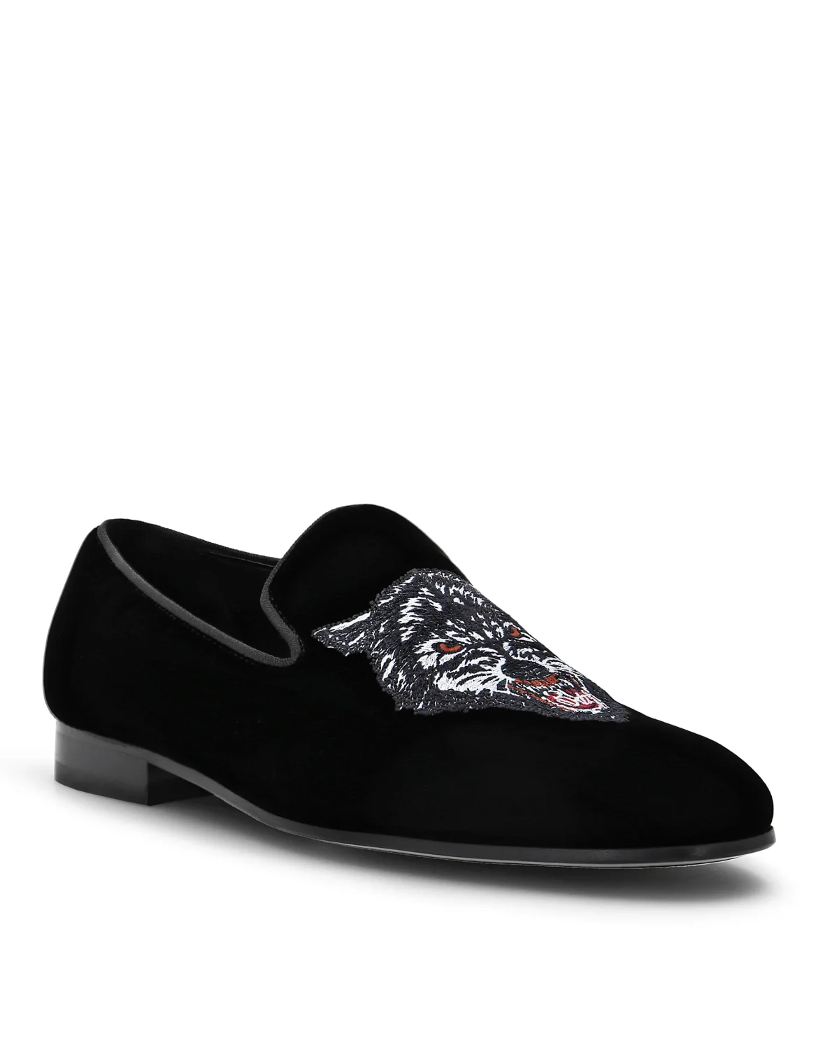 Velvet Loafers Wolf, цвет: Черный