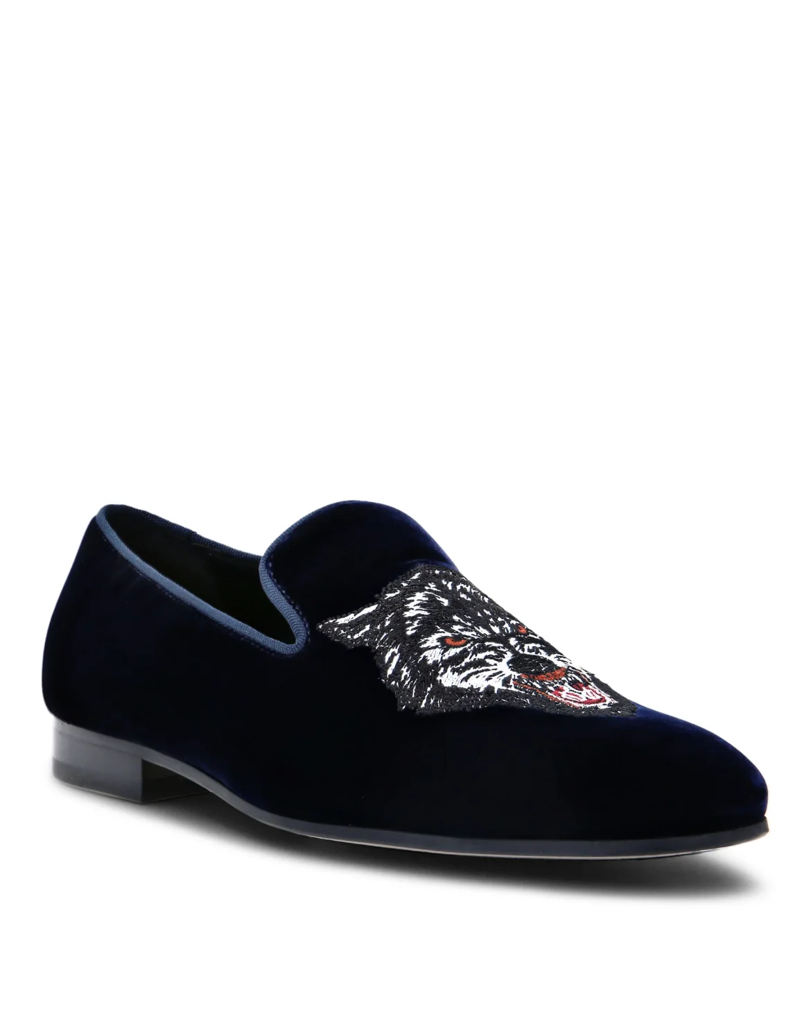 Velvet Loafers Wolf, цвет: Синий