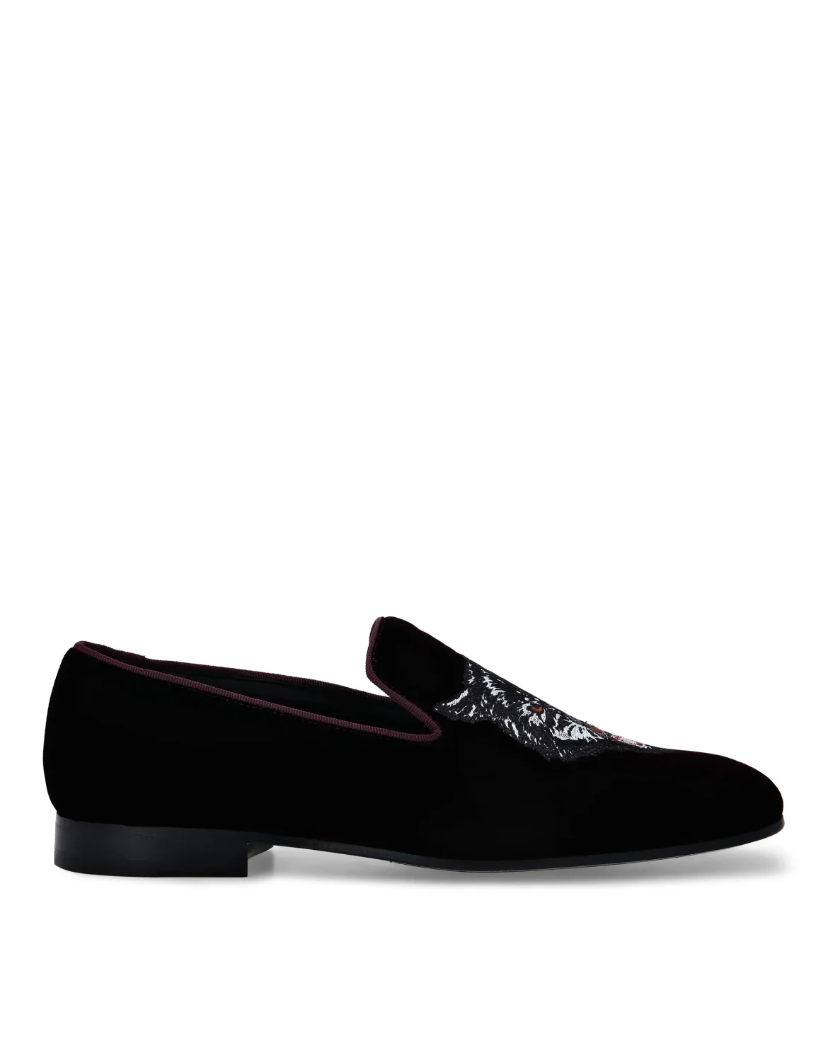 Velvet Loafers Wolf, цвет: Красный