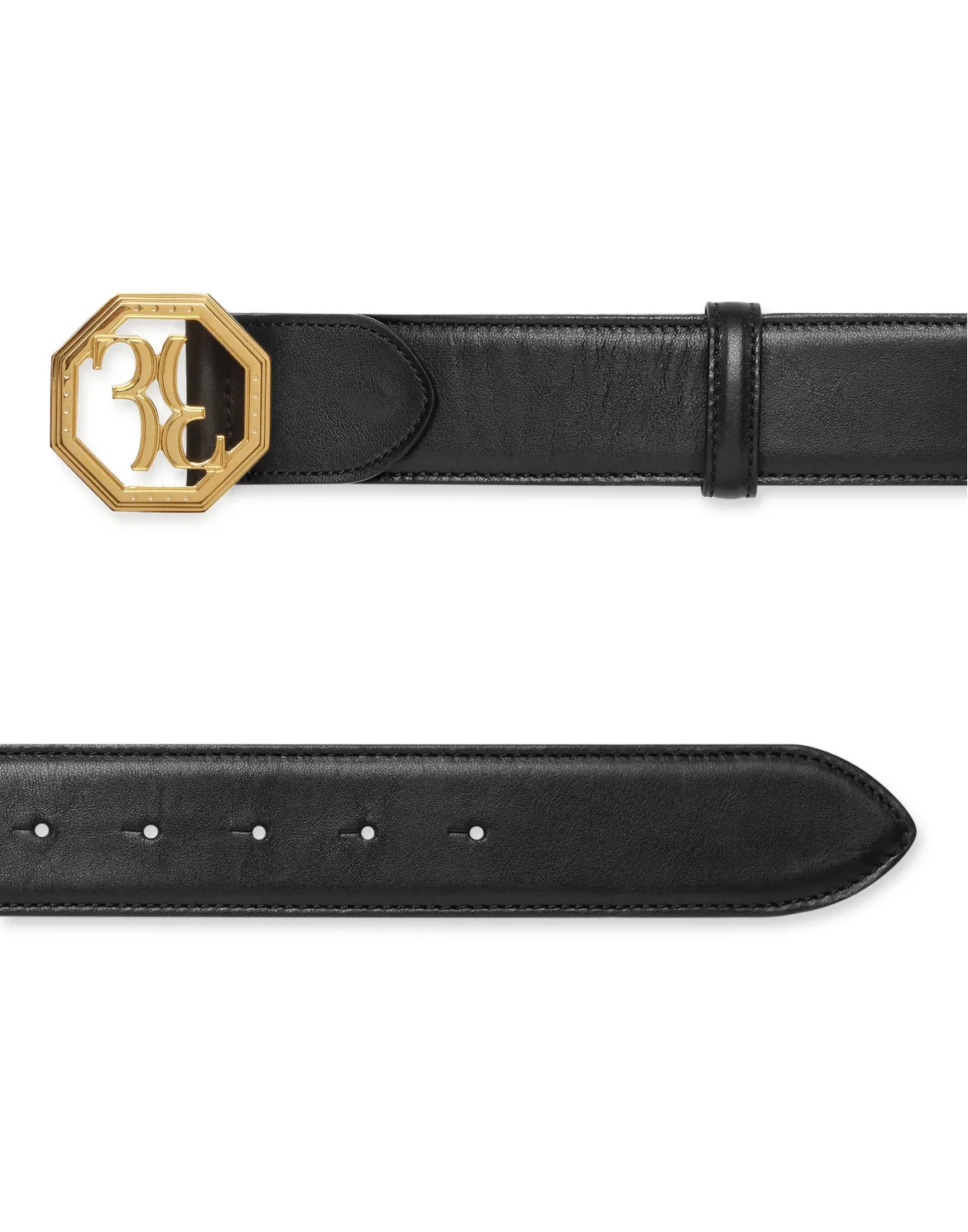 Leather Belt, цвет: Черный
