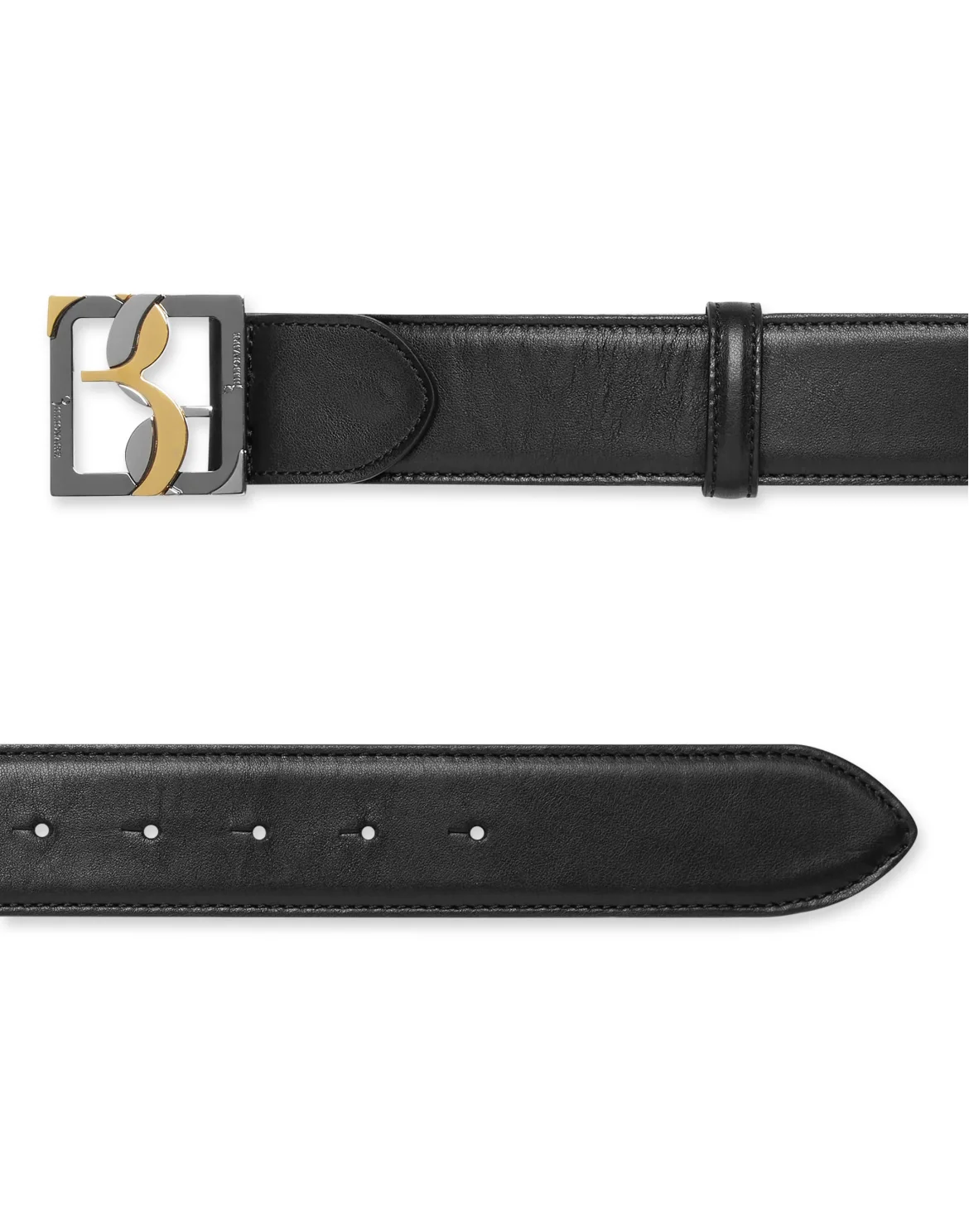 Leather Belt, цвет: Черный
