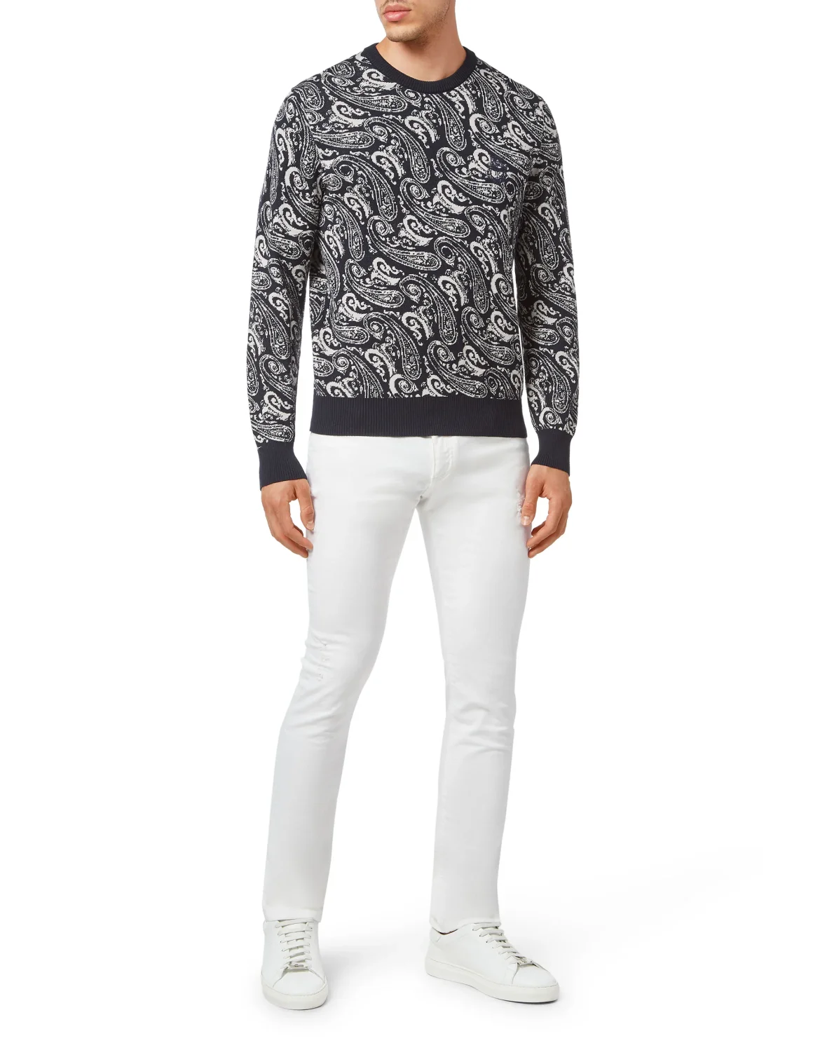 Pullover Round Neck LS, цвет: Синий