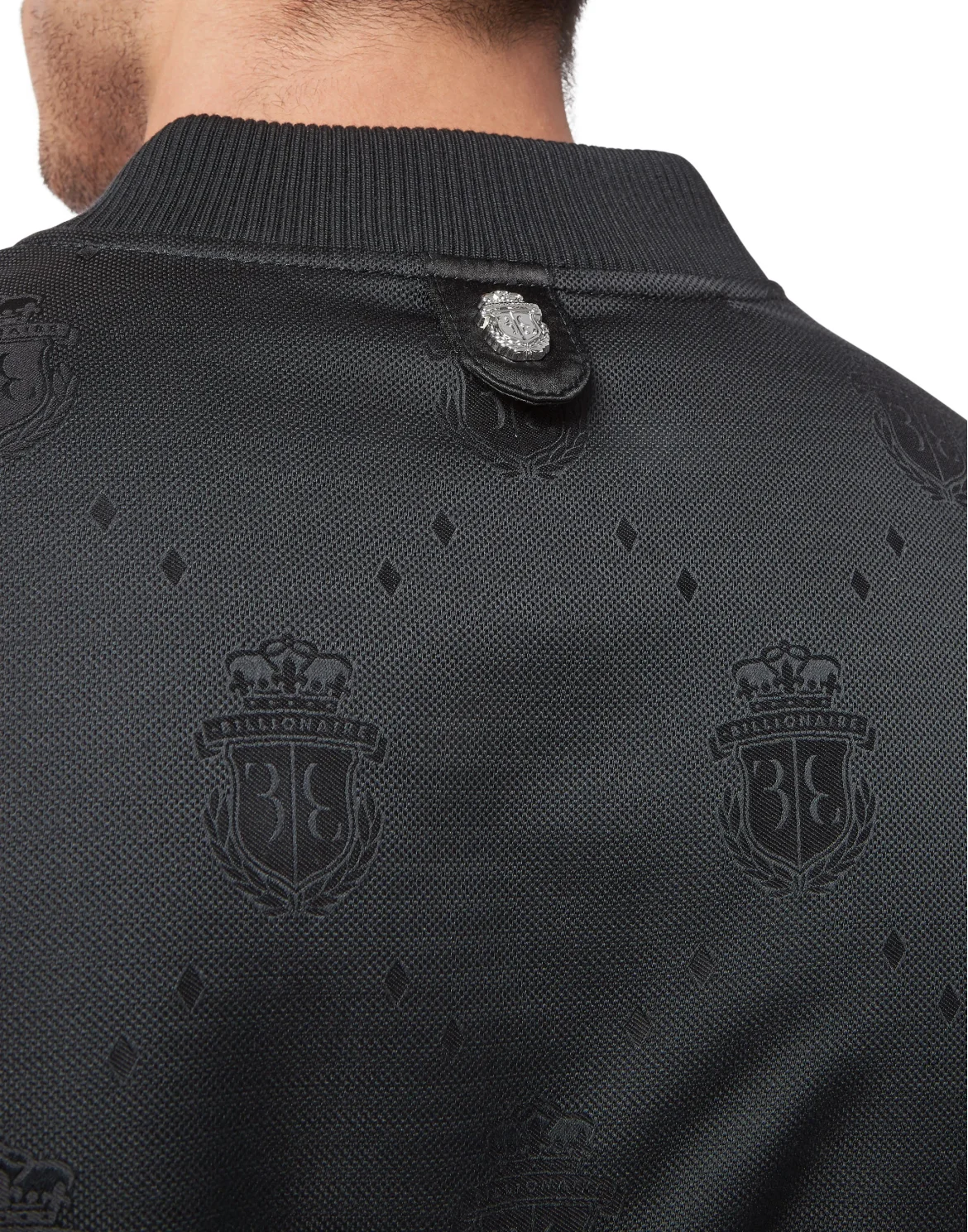 Jacquard Bomber, цвет: Черный