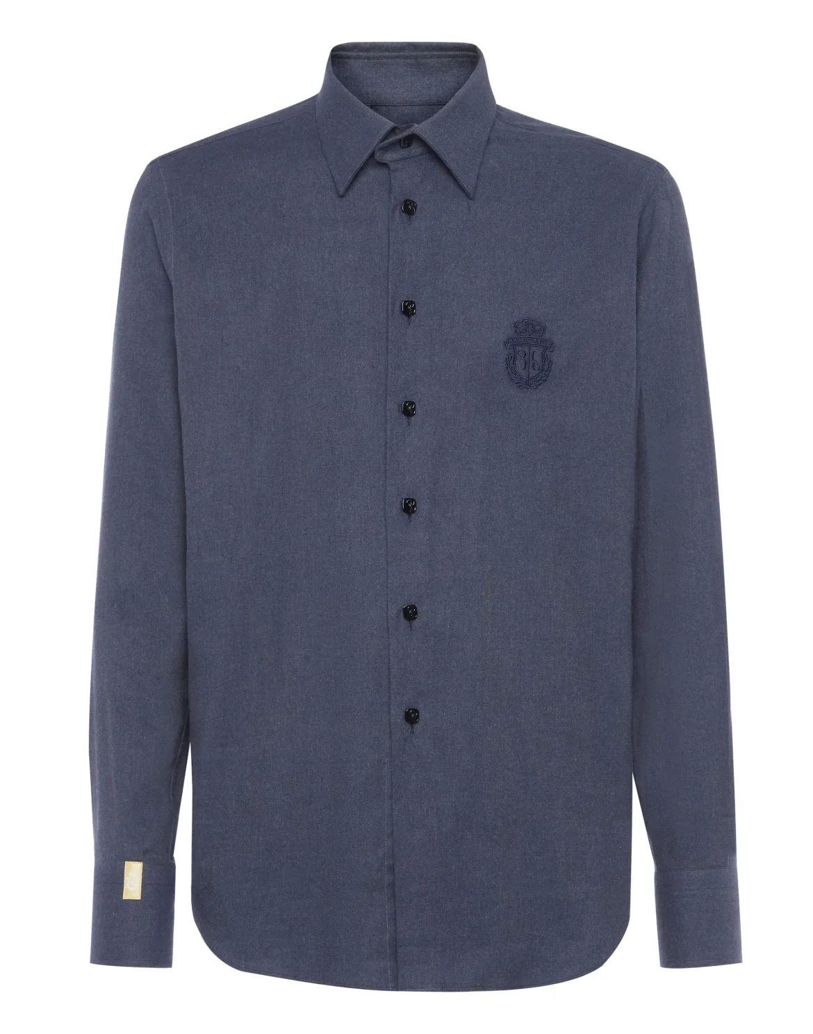 Flannel Shirt LS Slim Fit Crest, цвет: Синий