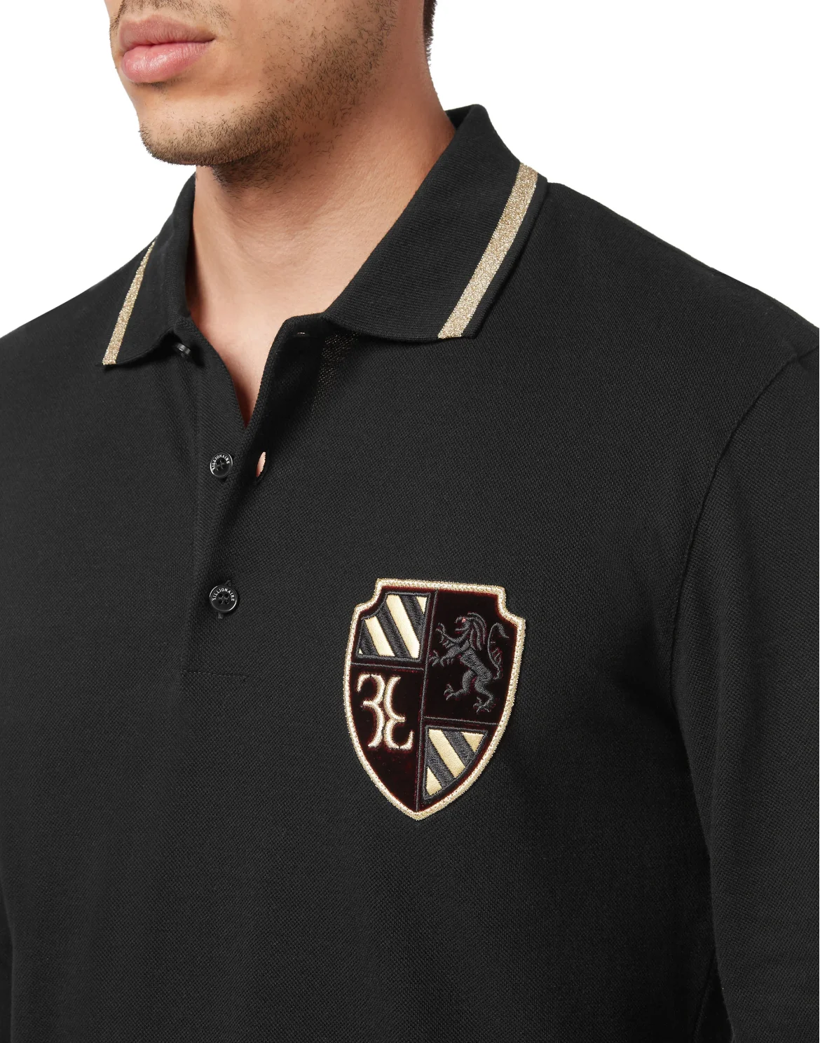 Polo shirt LS, цвет: Черный