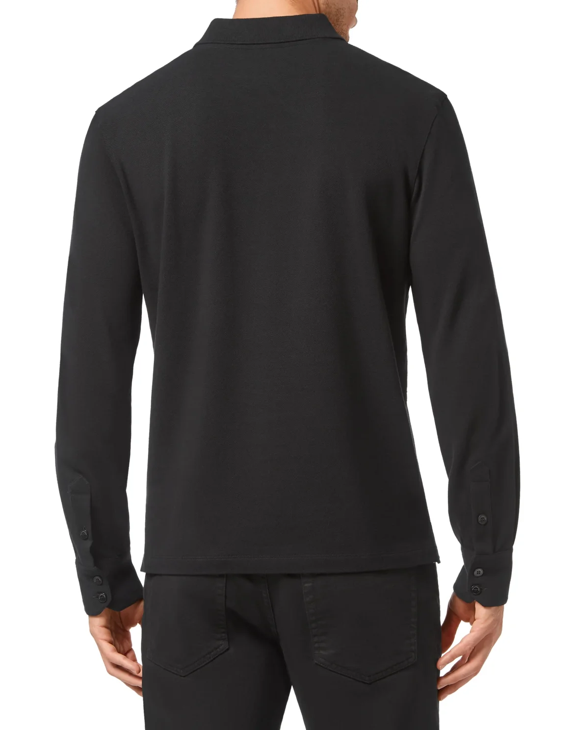 Polo shirt LS, цвет: Черный