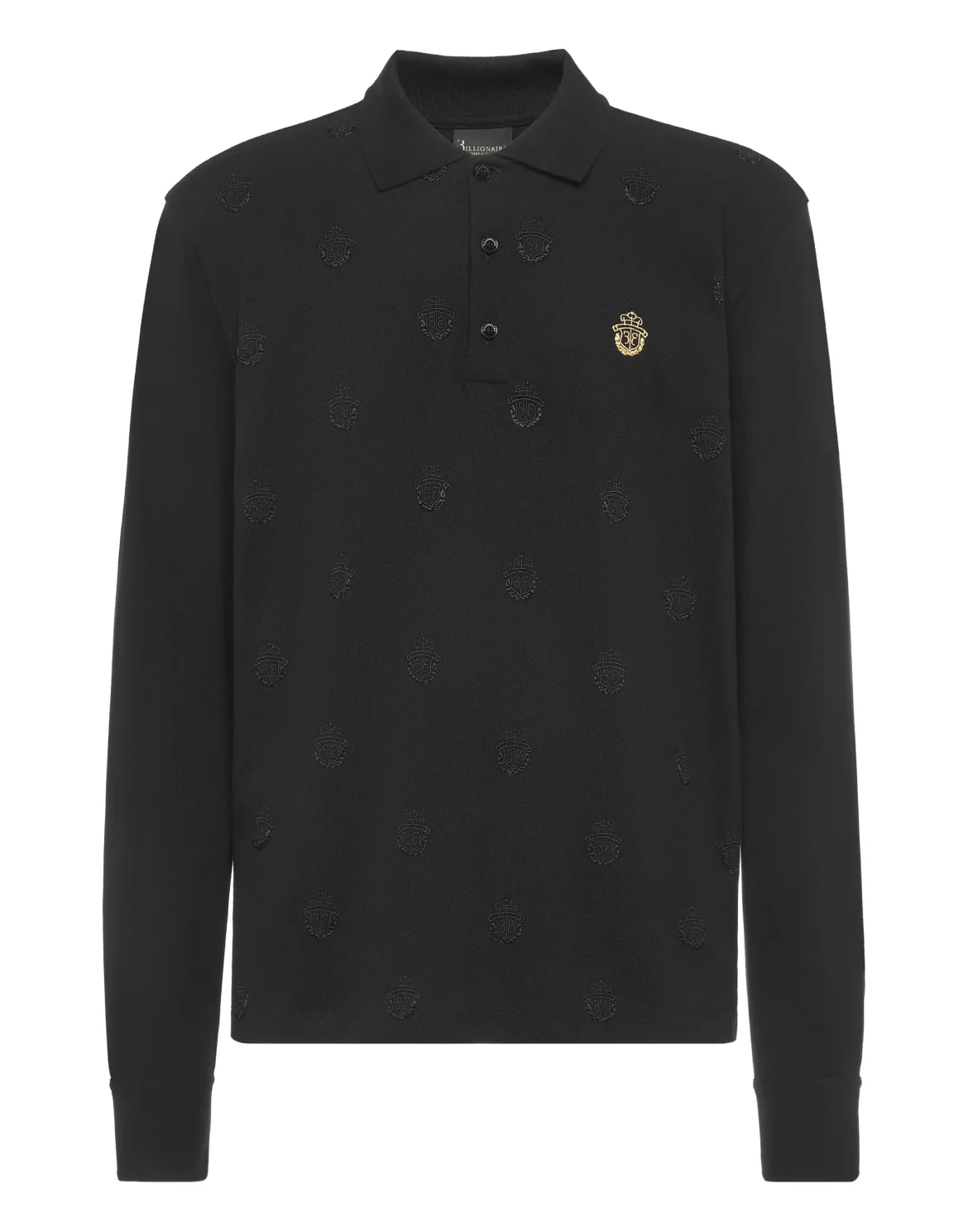 Polo shirt LS, цвет: Черный
