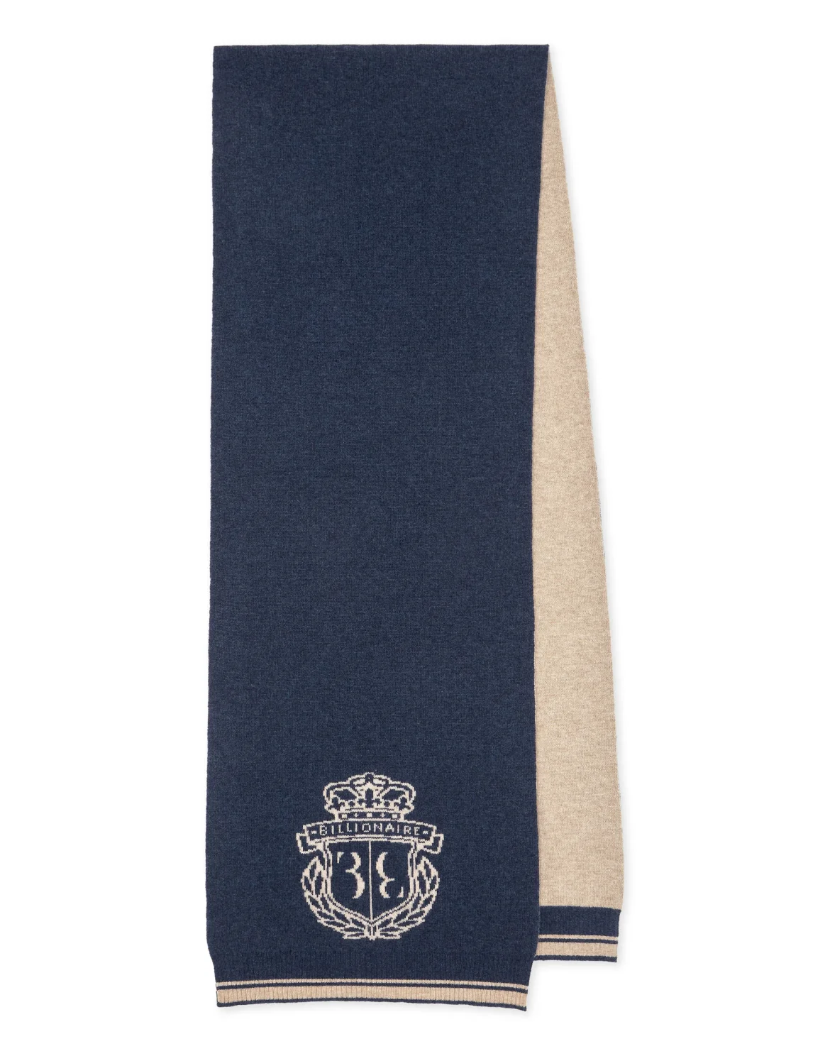 Cashmere Wool Long Scarf, цвет: Синий