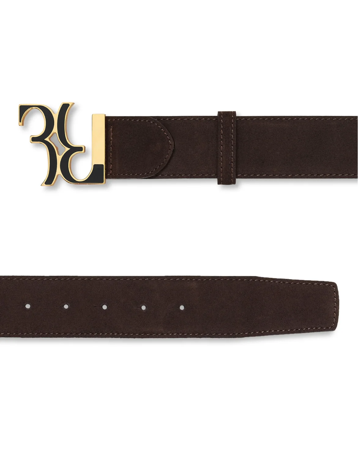 Suede Belt, цвет: Коричневый