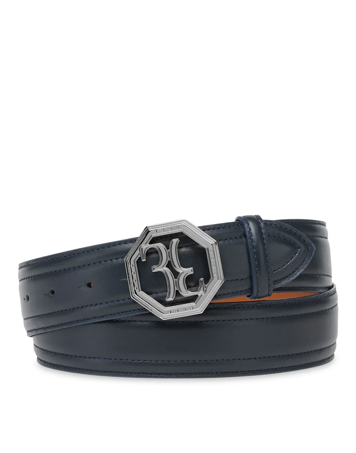 Leather Belt, цвет: Синий