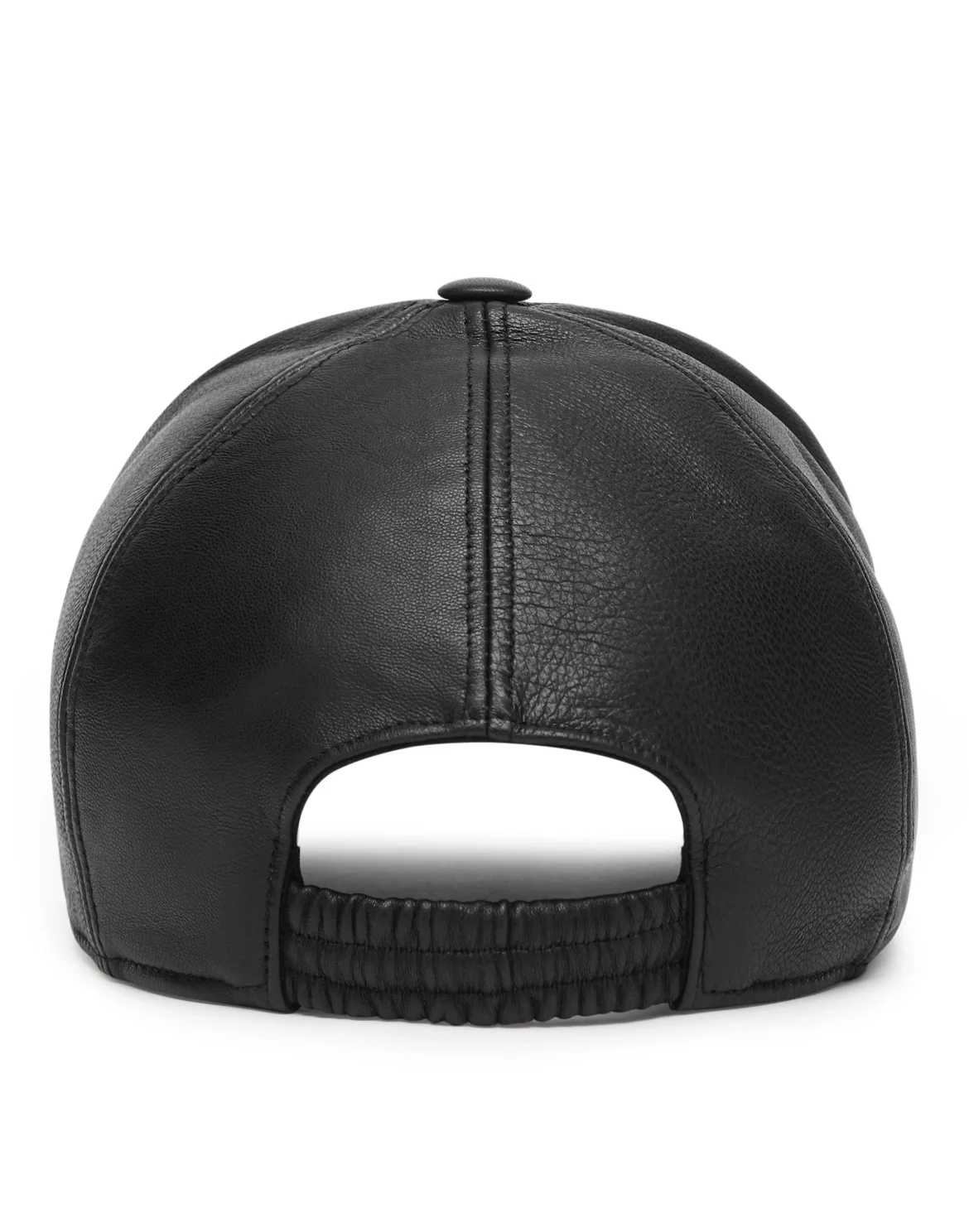 Leather Cap, цвет: Черный