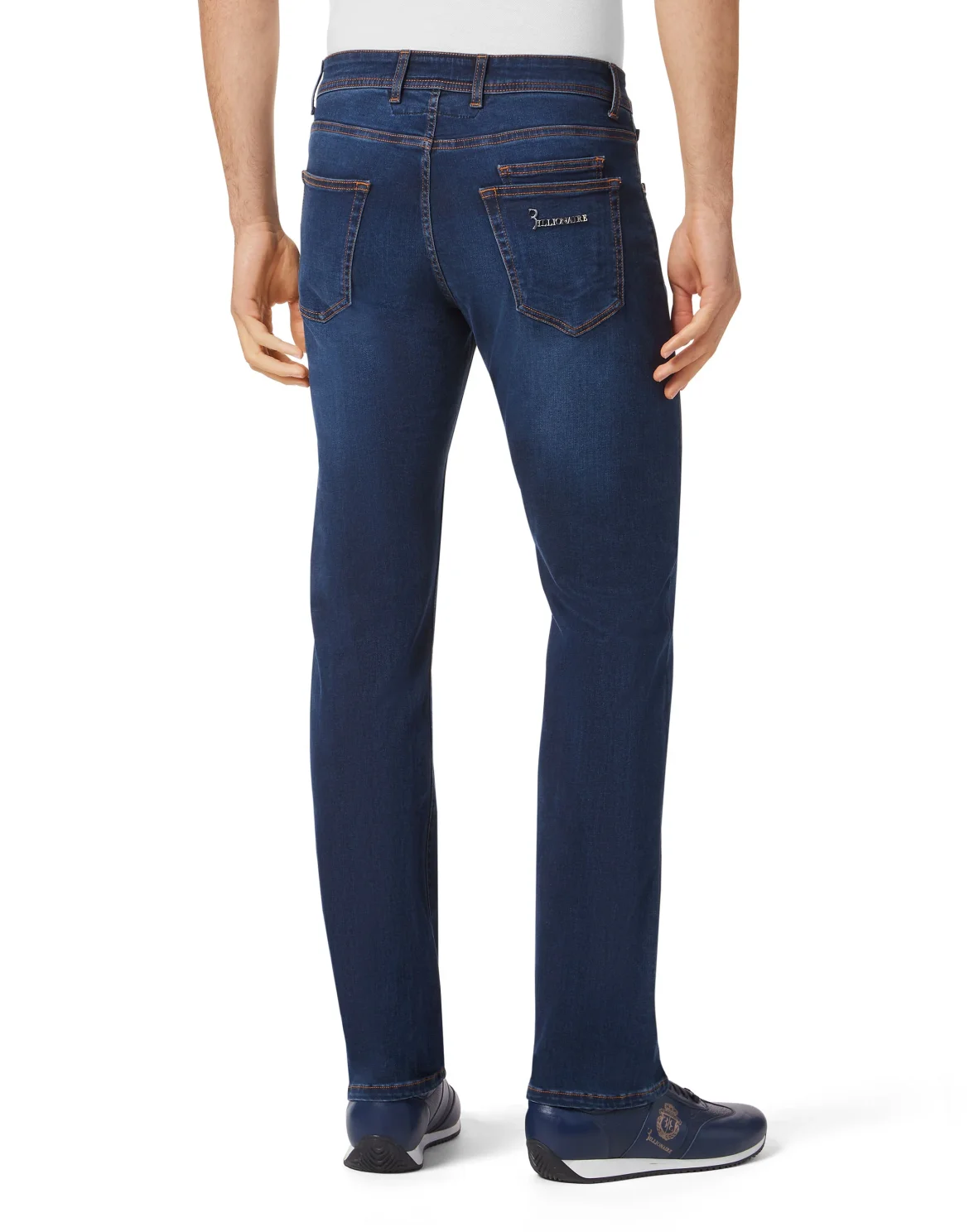 Denim Trousers Regular Fit, цвет: Синий